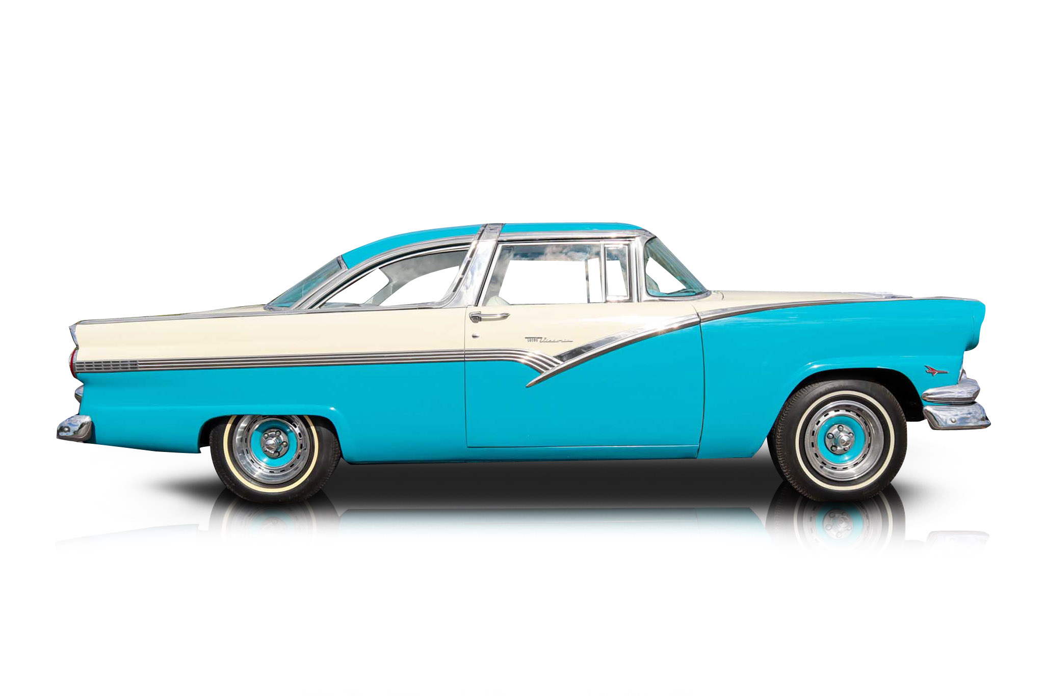An incredible side shot photo of aFord Fairlane that you should buy.