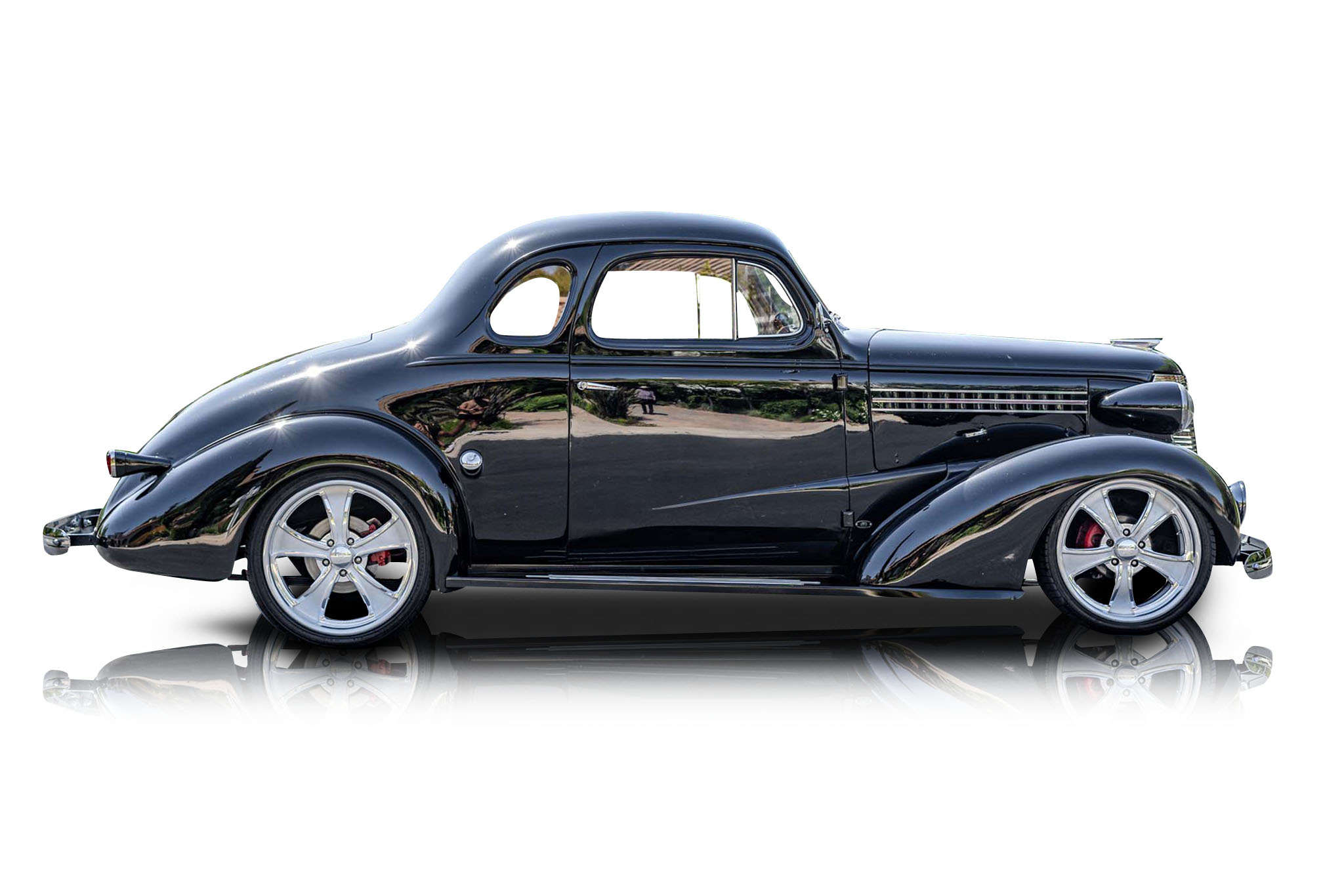 An incredible side shot photo of a car that you should buy.