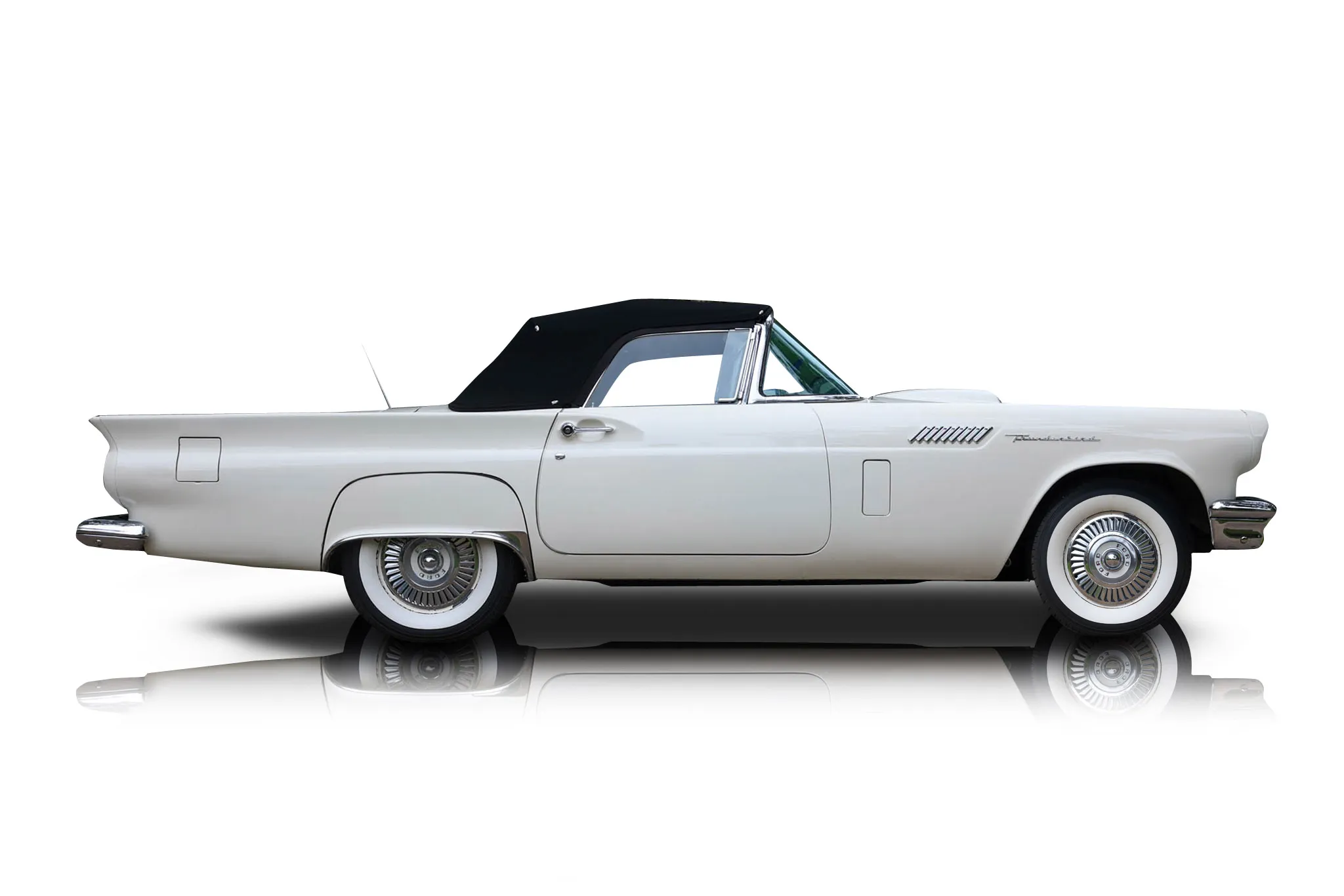 An incredible side shot photo of a Ford Thunderbird that you should buy.