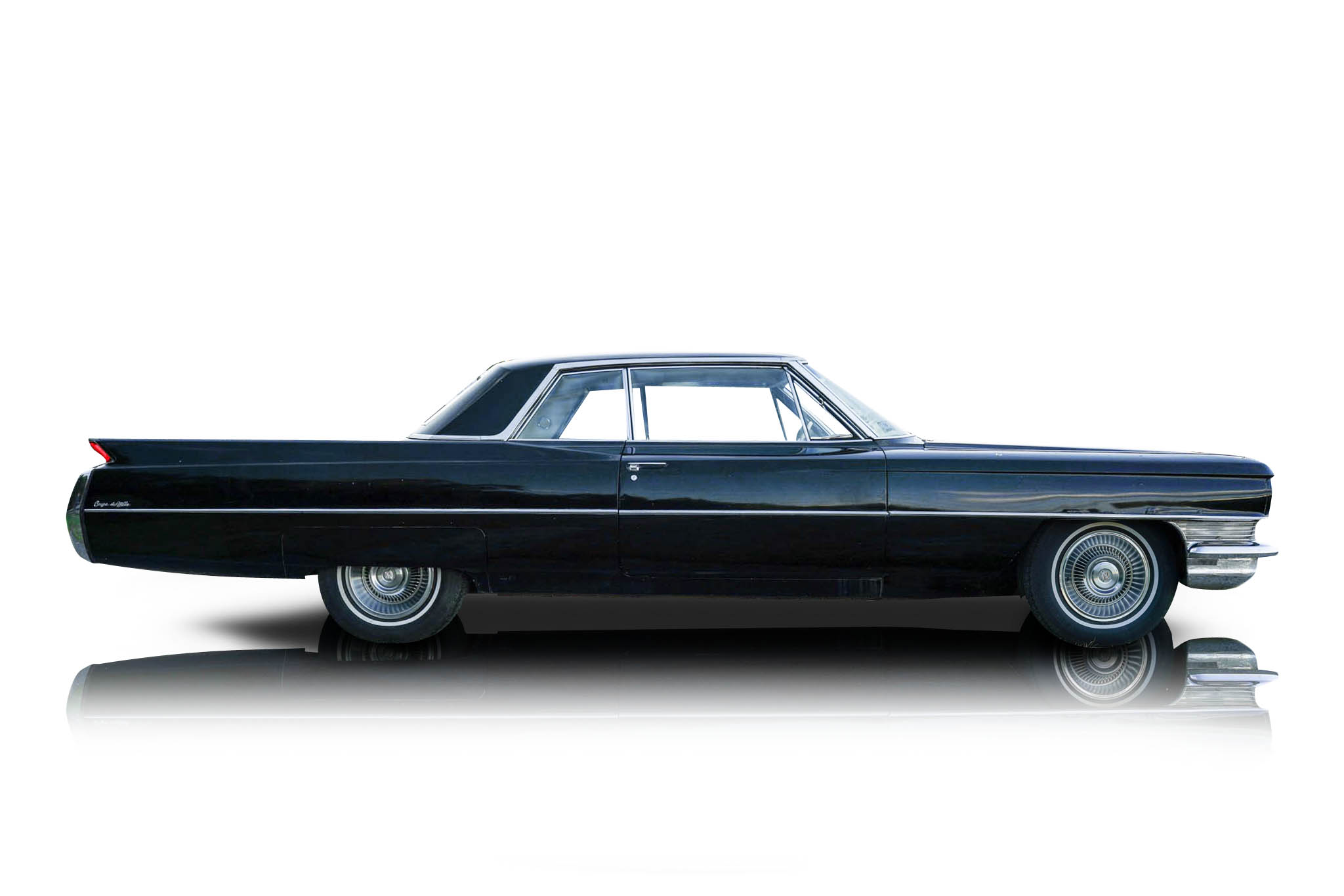 An incredible side shot photo of aCadillac DeVille that you should buy.