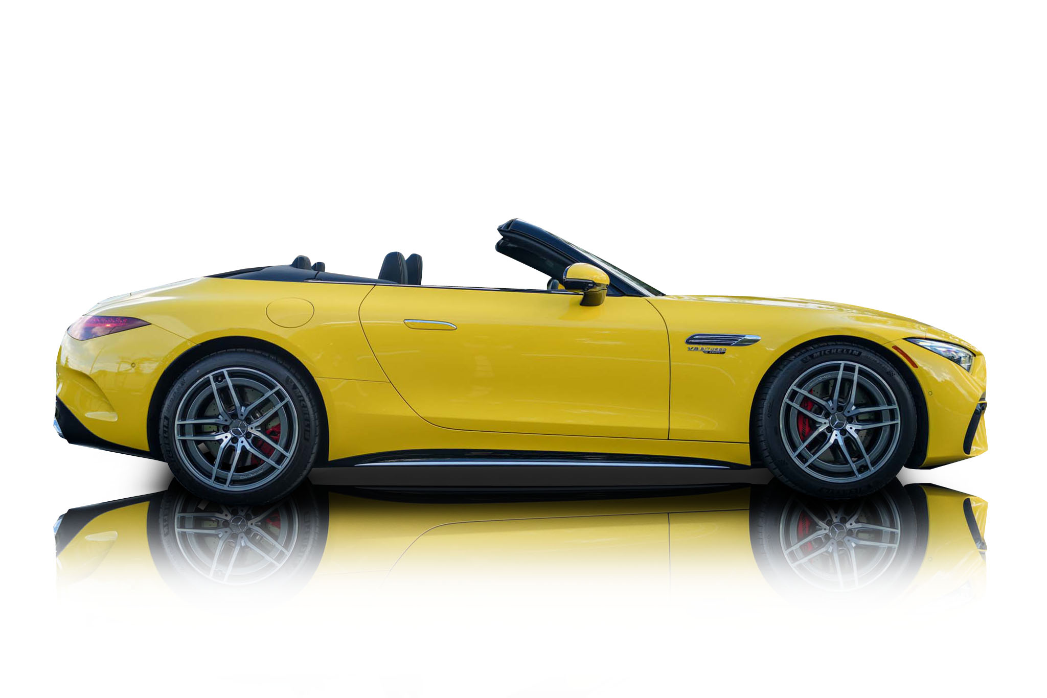 An incredible side shot photo of a car that you should buy.