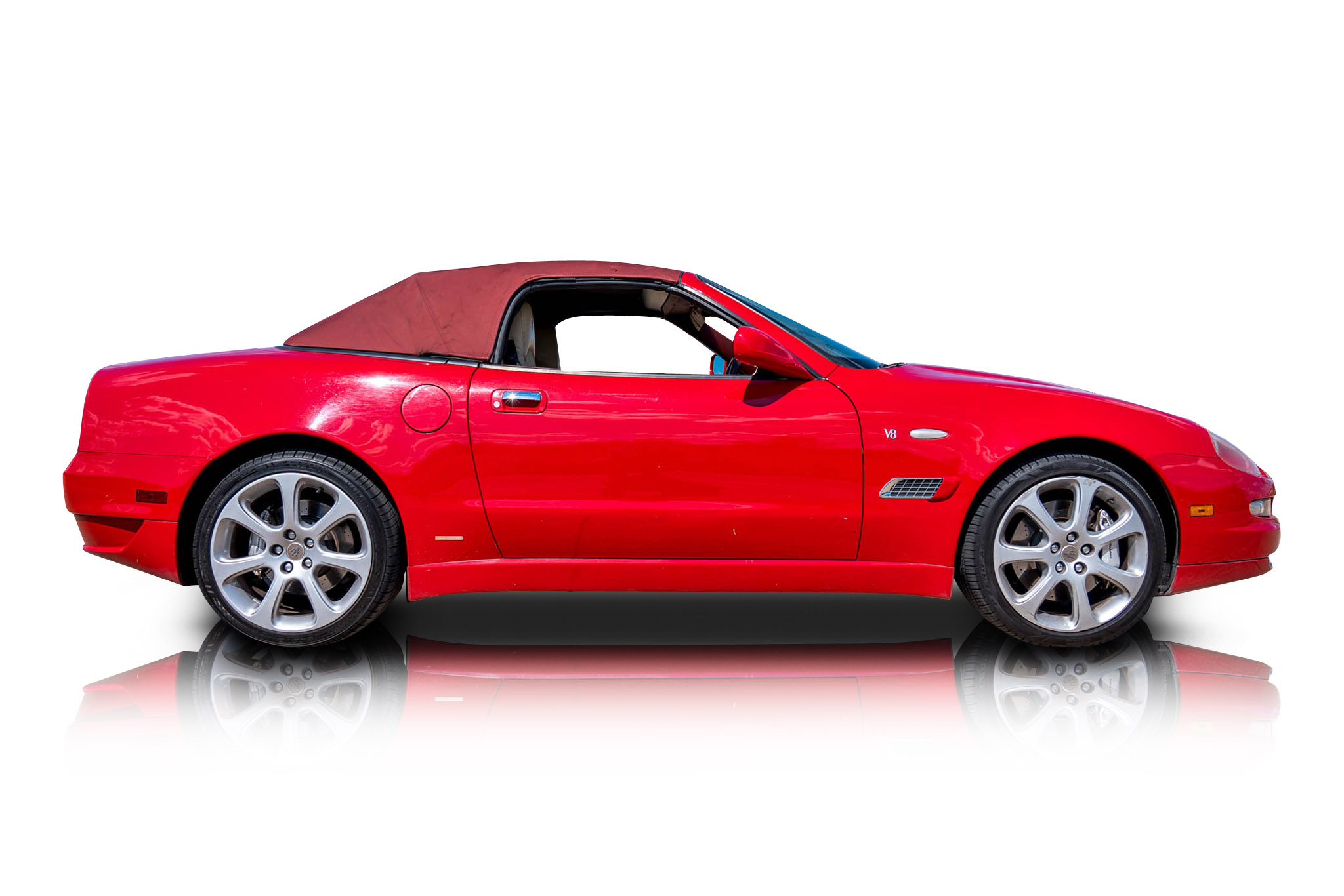 An incredible side shot photo of a car that you should buy.