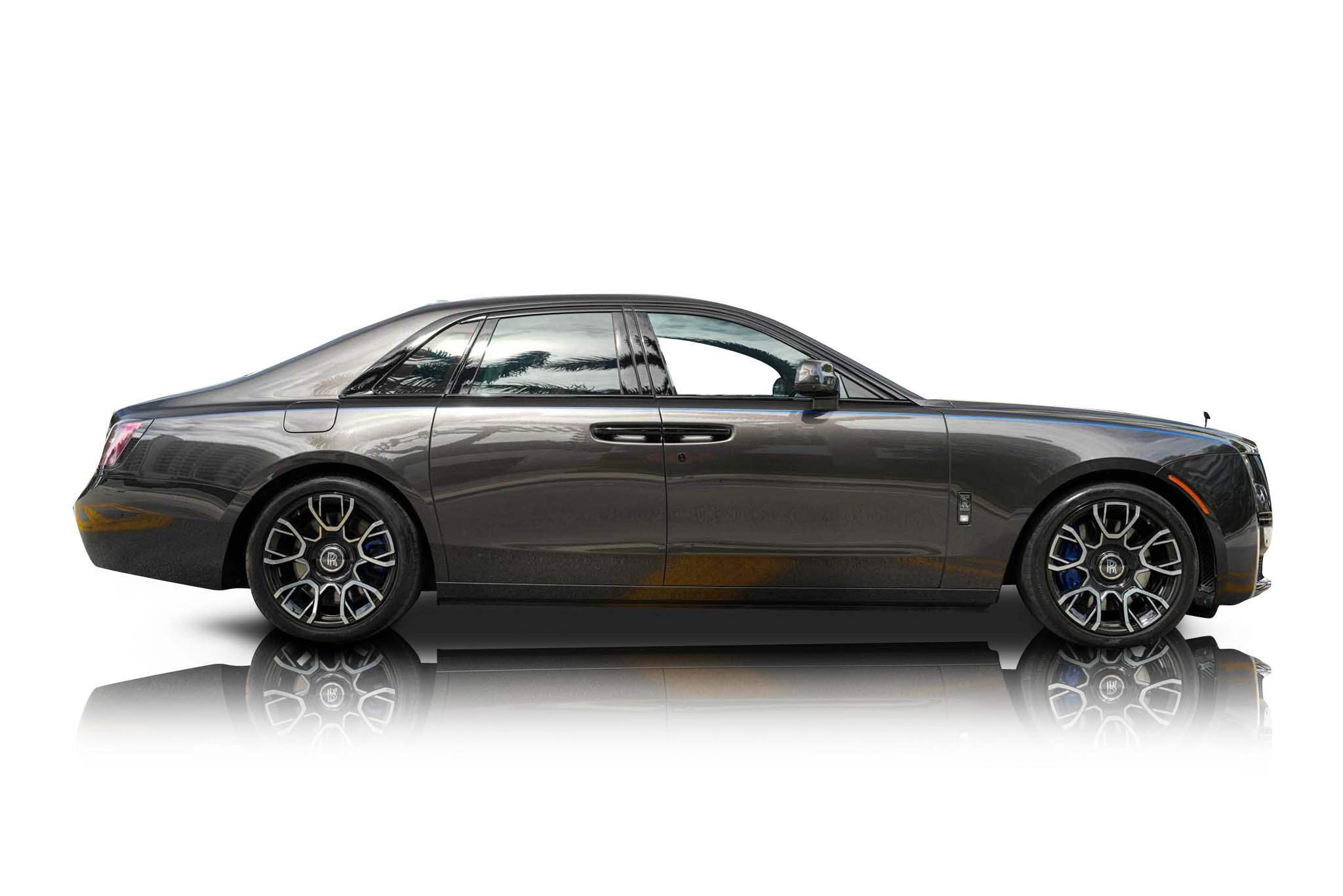 An incredible side shot photo of a Rolls-Royce Ghost previously listed on Exotic Car Trader