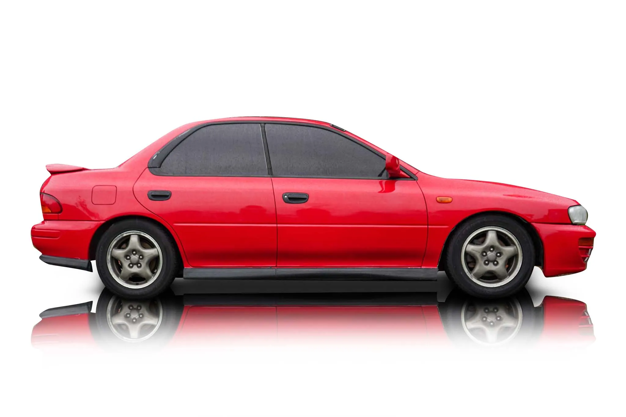 An incredible side shot photo of a car that you should buy.