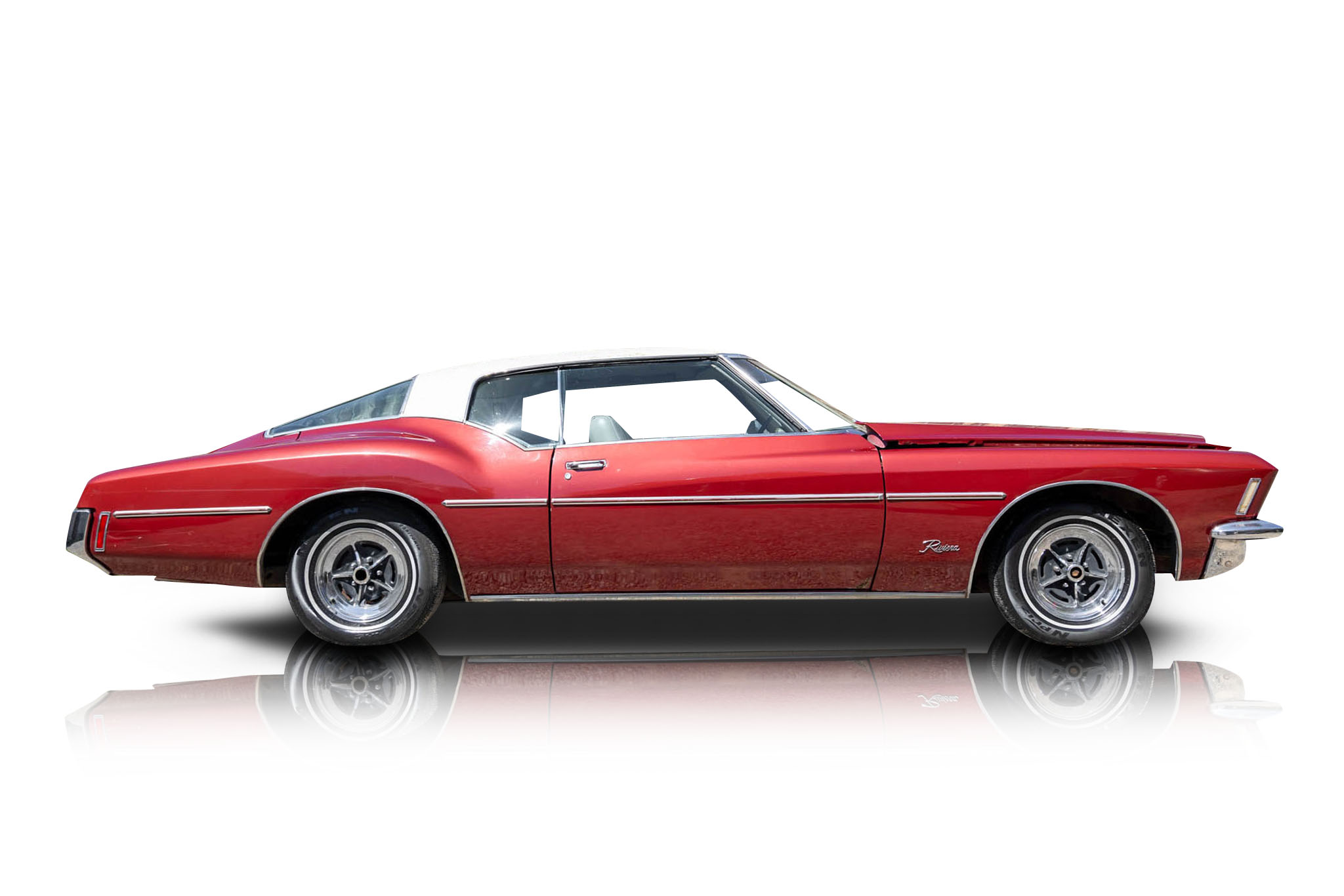 An incredible side shot photo of a Buick Riviera that you should buy.