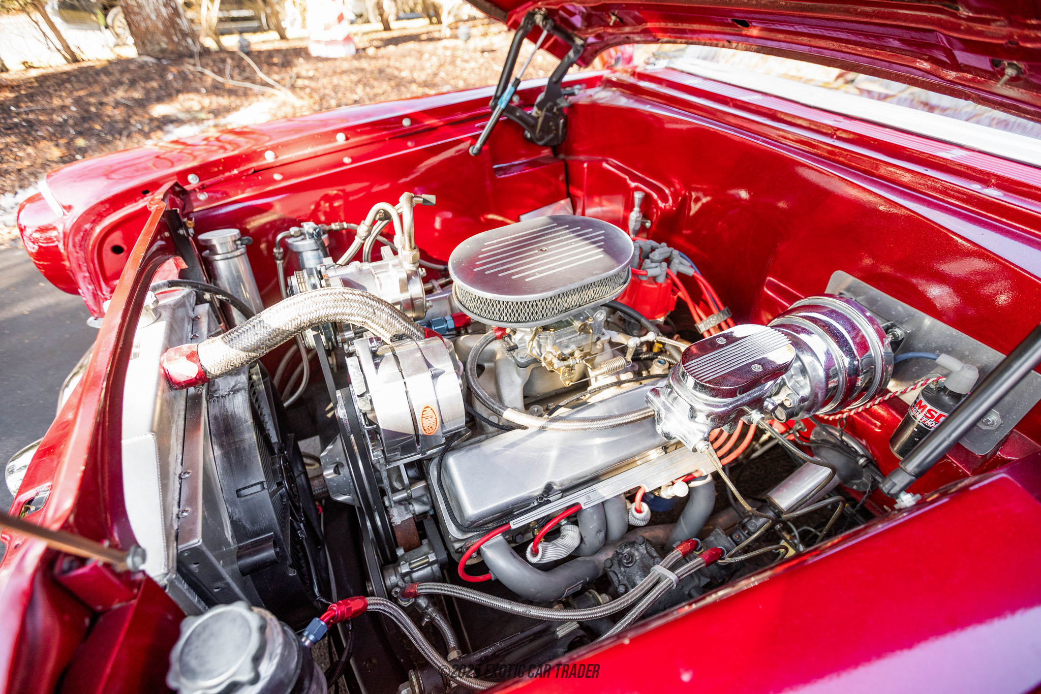 1956 Pontiac Chieftain - Engine Photo