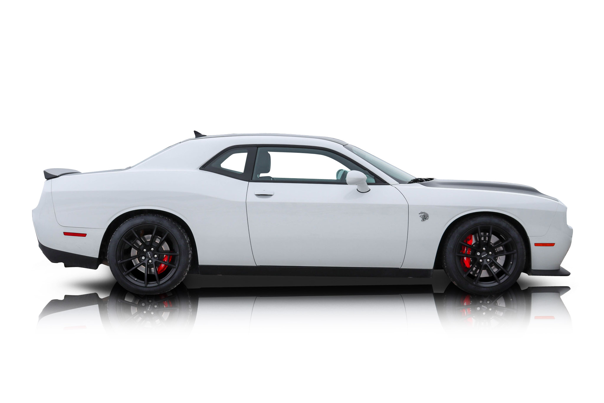 An incredible side shot photo of a Dodge Challenger that you should buy.