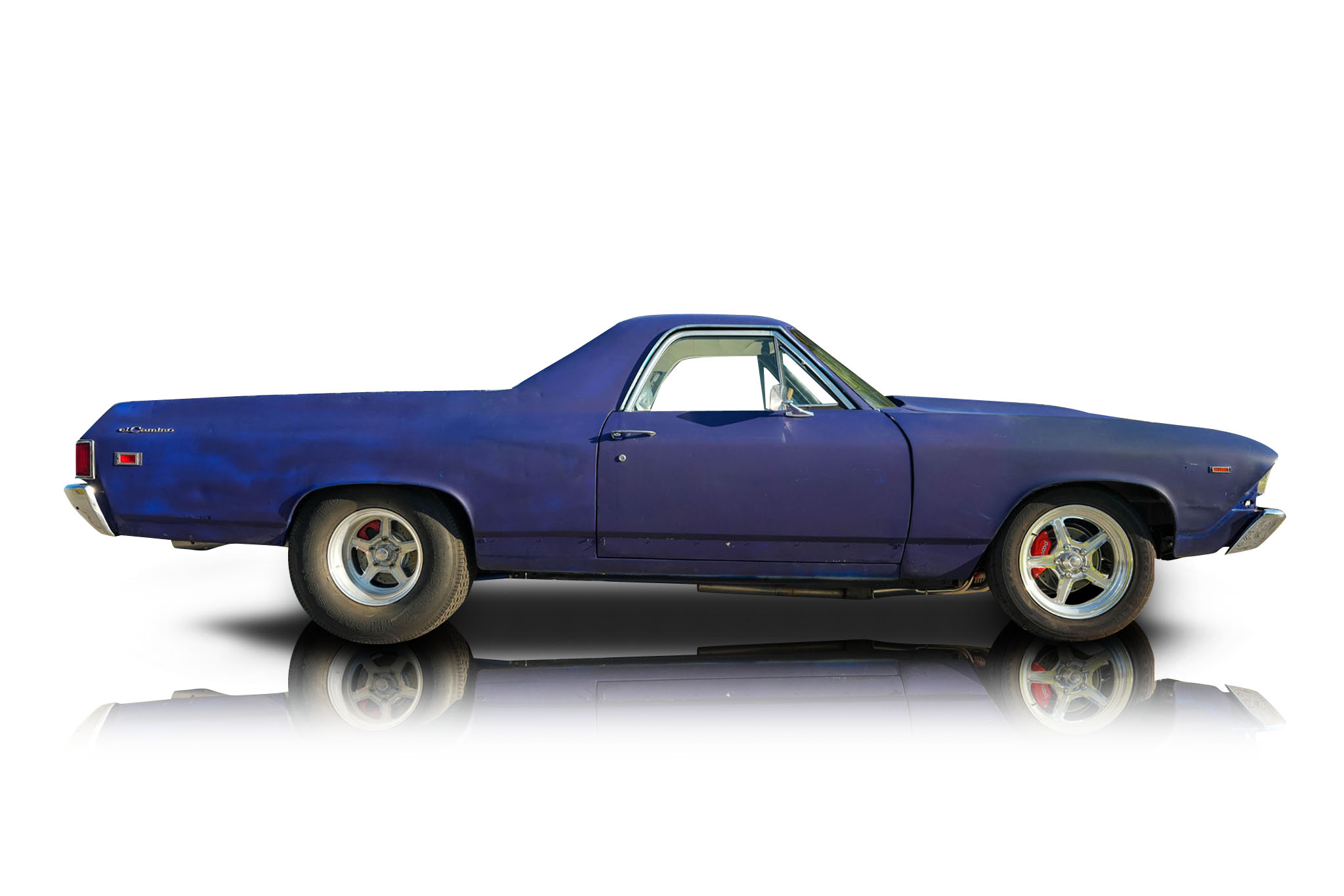 An incredible side shot photo of aChevrolet El Camino that you should buy.