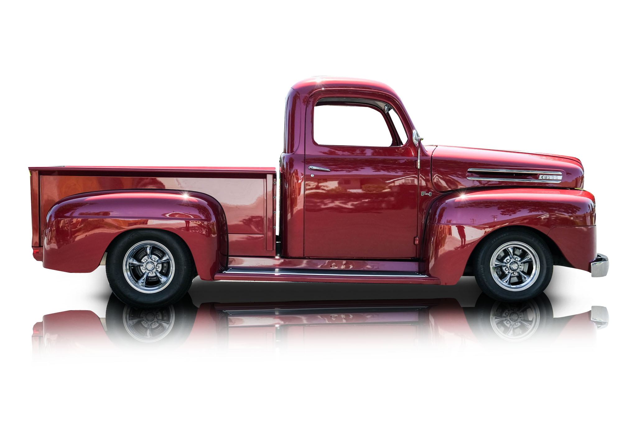 An incredible side shot photo of a Ford F-1 that you should buy.