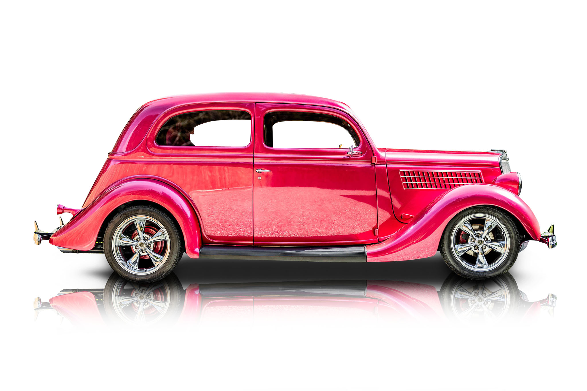 An incredible side shot photo of a car that you should buy.