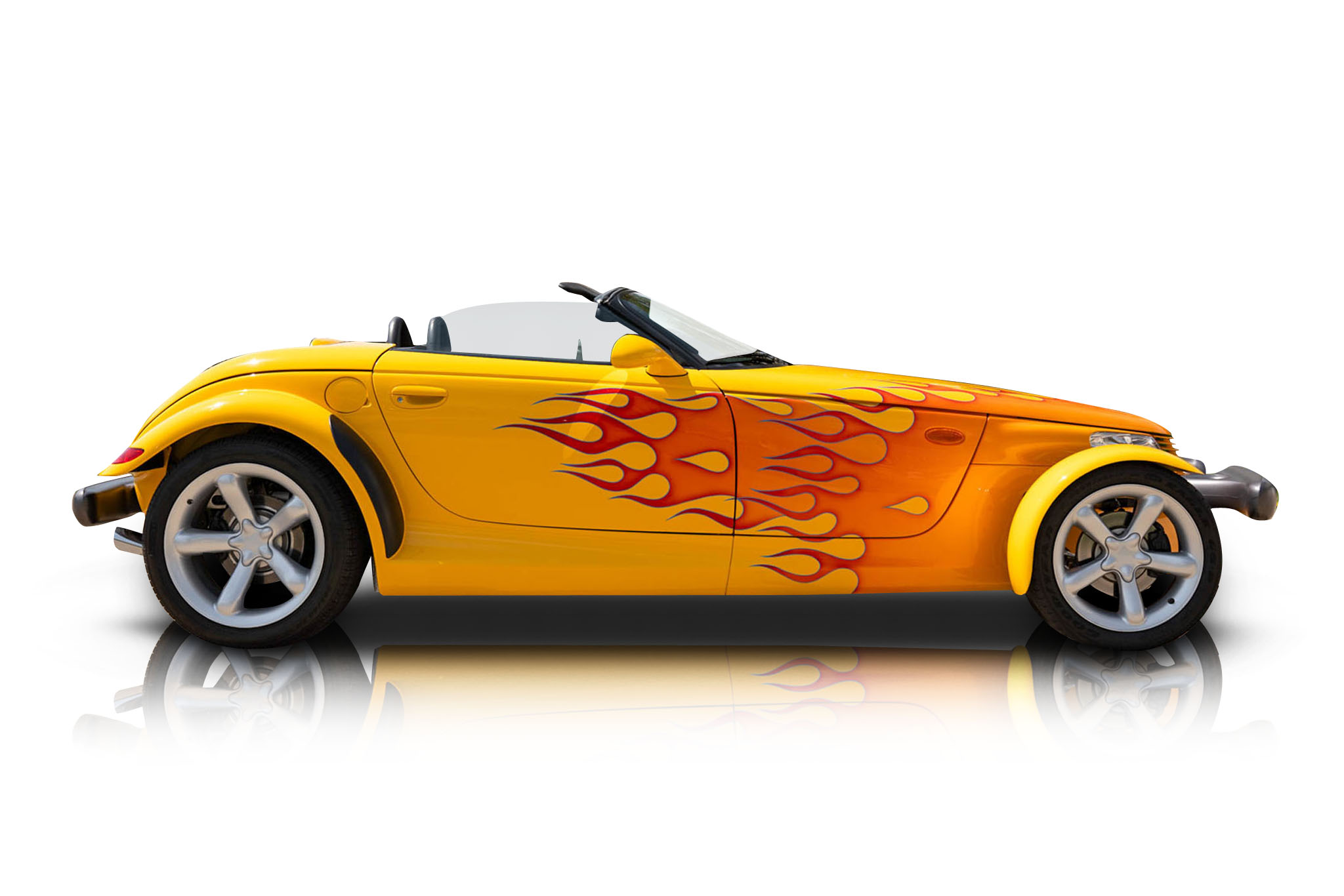 An incredible side shot photo of a car that you should buy.