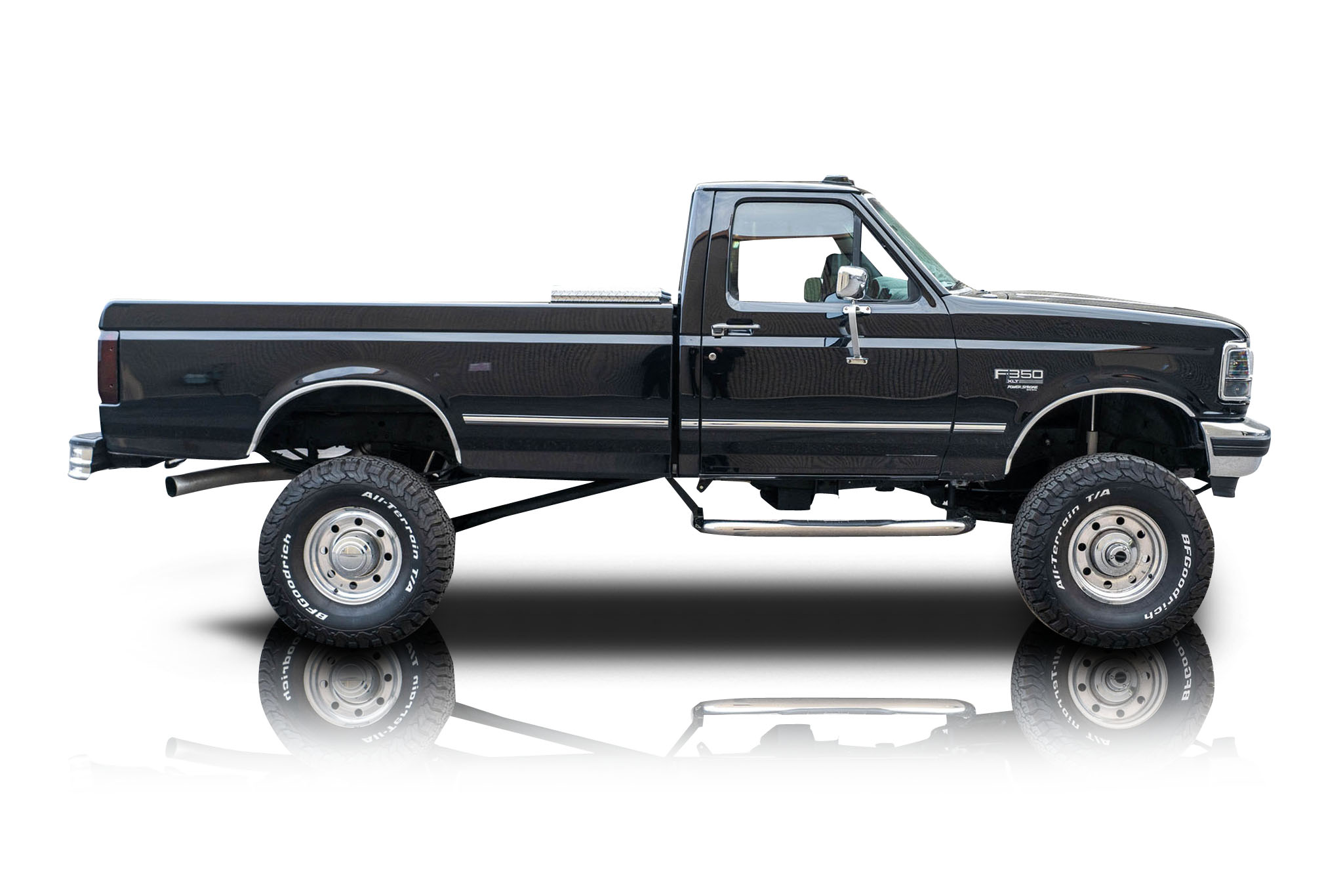 An incredible side shot photo of a Ford F-350 previously listed on Exotic Car Trader