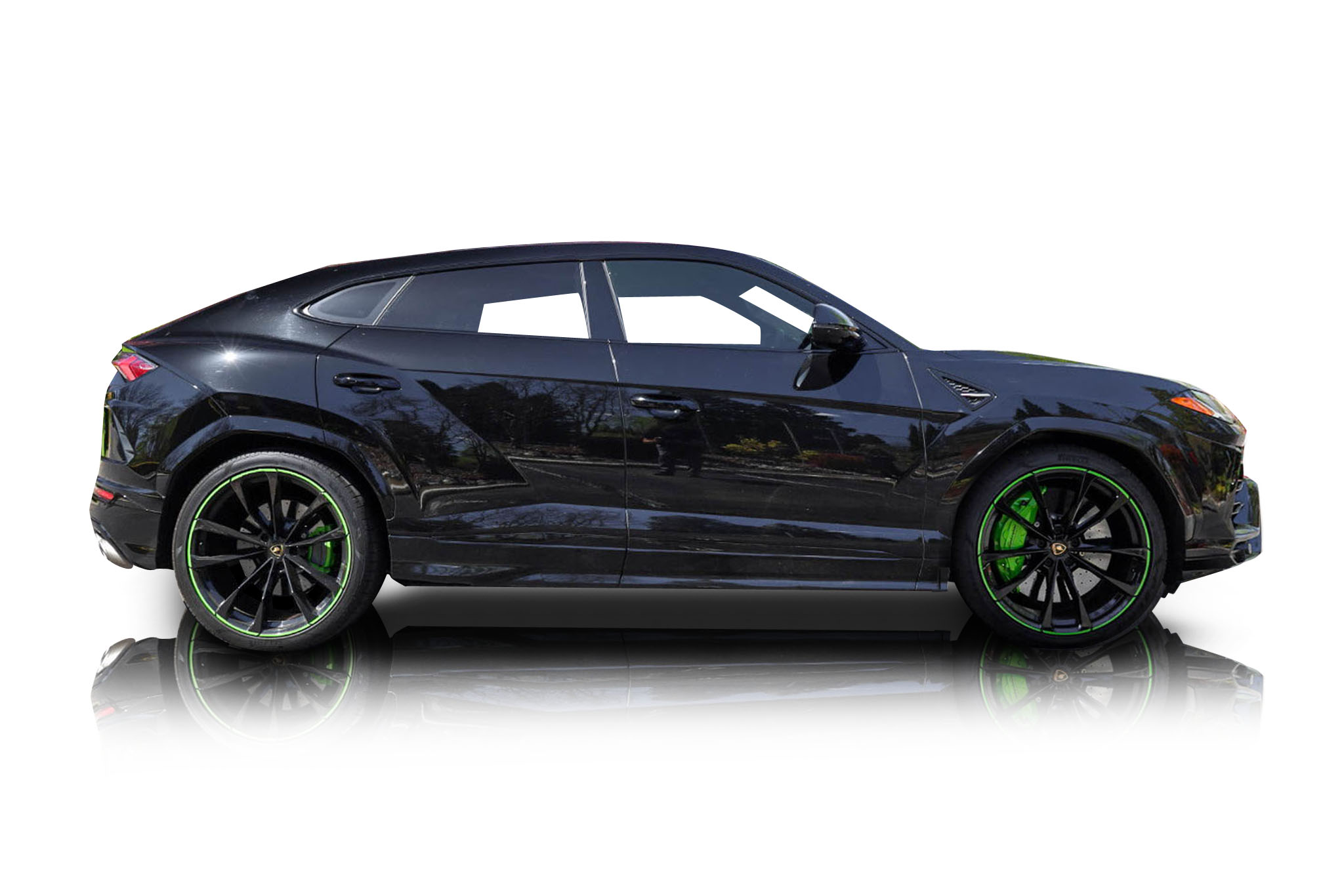 An incredible side shot photo of a Lamborghini Urus previously listed on Exotic Car Trader