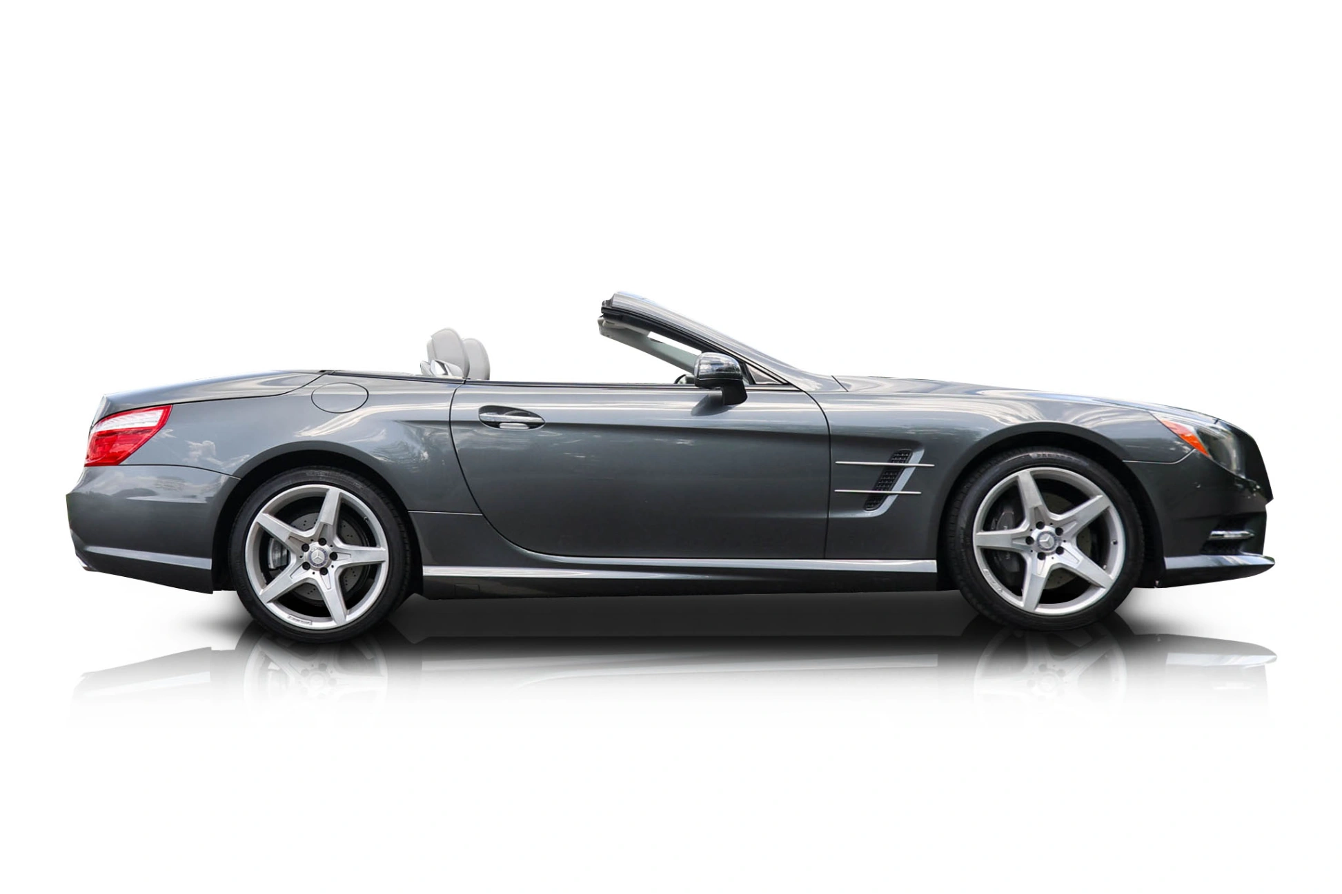 An incredible side shot photo of a car that you should buy.