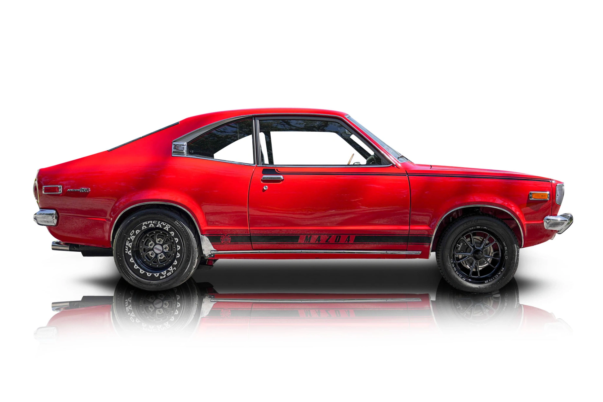 An incredible side shot photo of a car that you should buy.