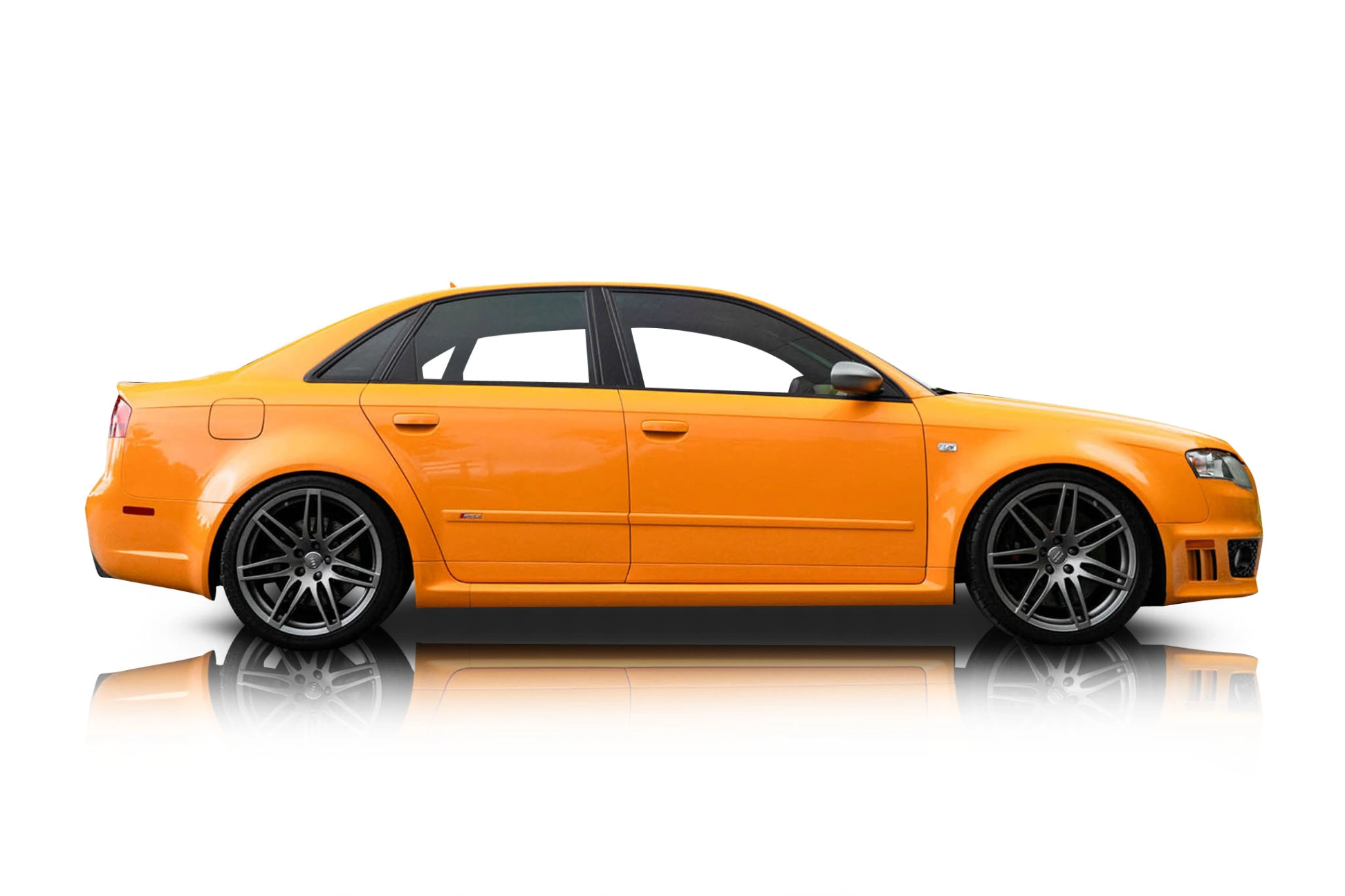 An incredible side shot photo of a car that you should buy.