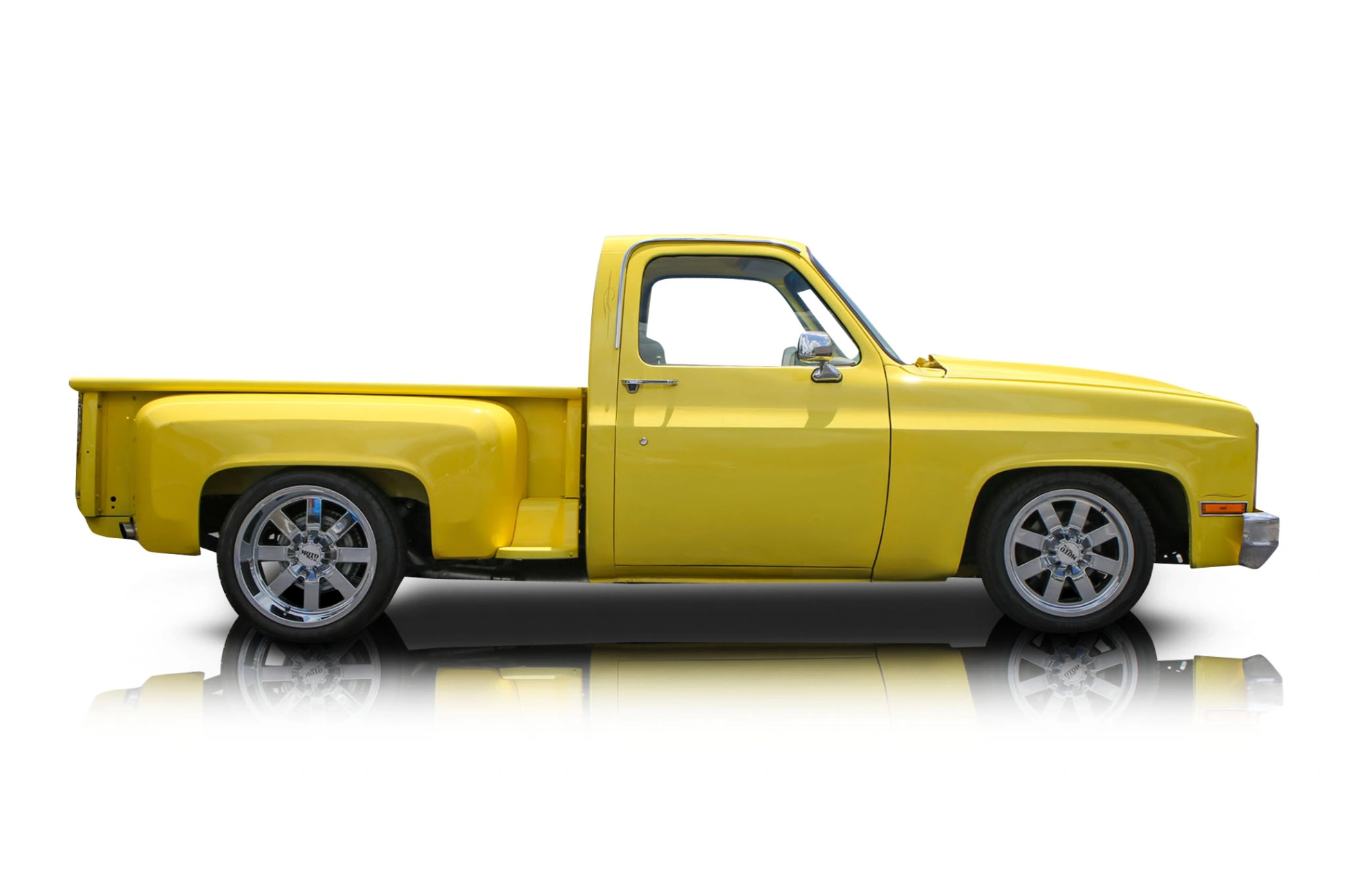 An incredible side shot photo of a car that you should buy.