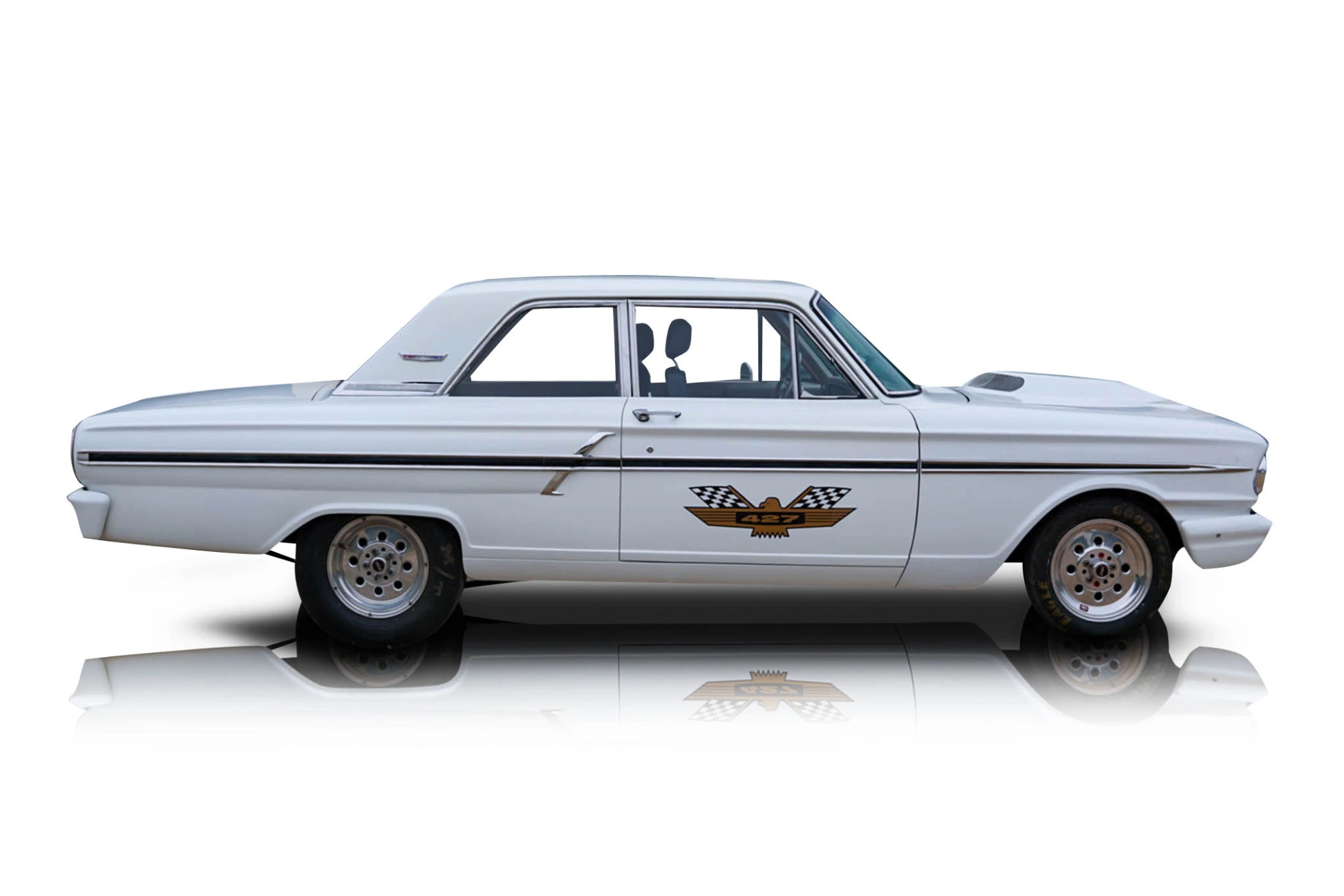 An incredible side shot photo of a Ford Fairlane that you should buy.