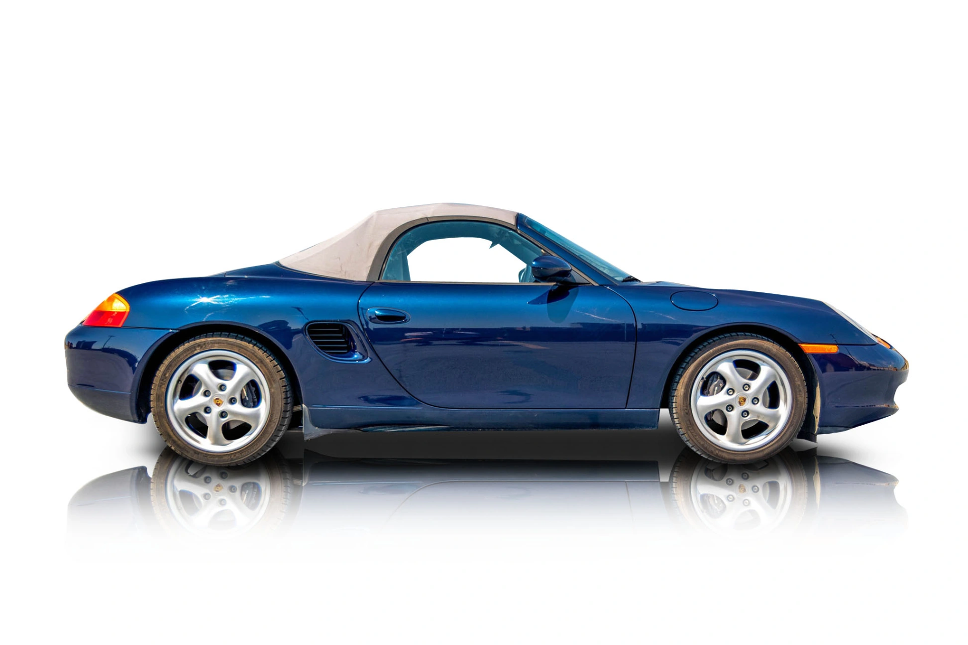 An incredible side shot photo of a car that you should buy.