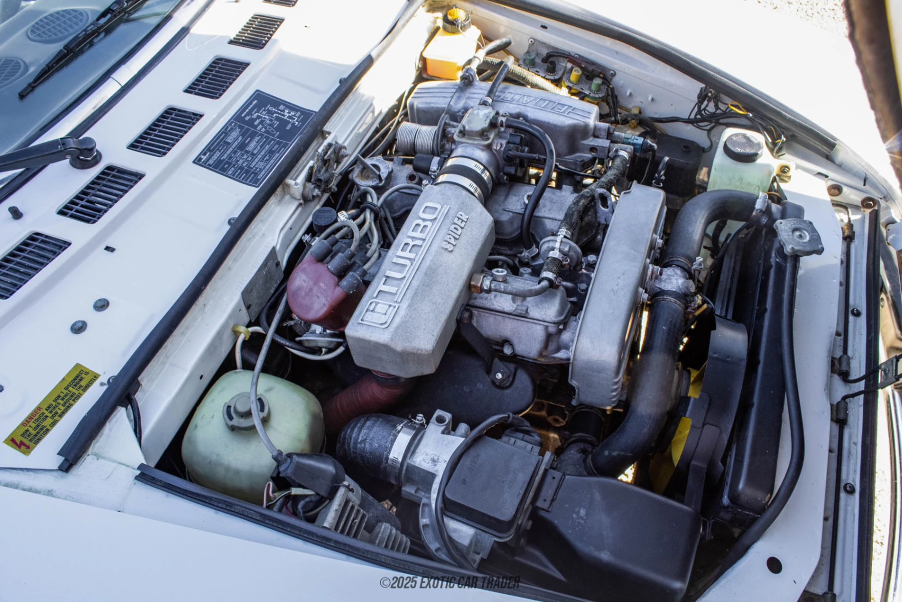 1981 Fiat 124 Spider - Engine Photo