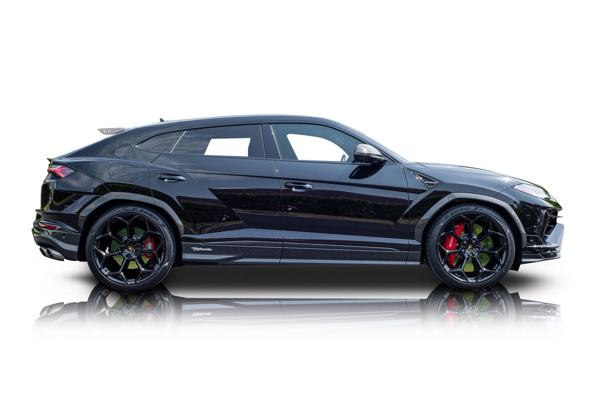 An incredible side shot photo of a Lamborghini Urus previously listed on Exotic Car Trader
