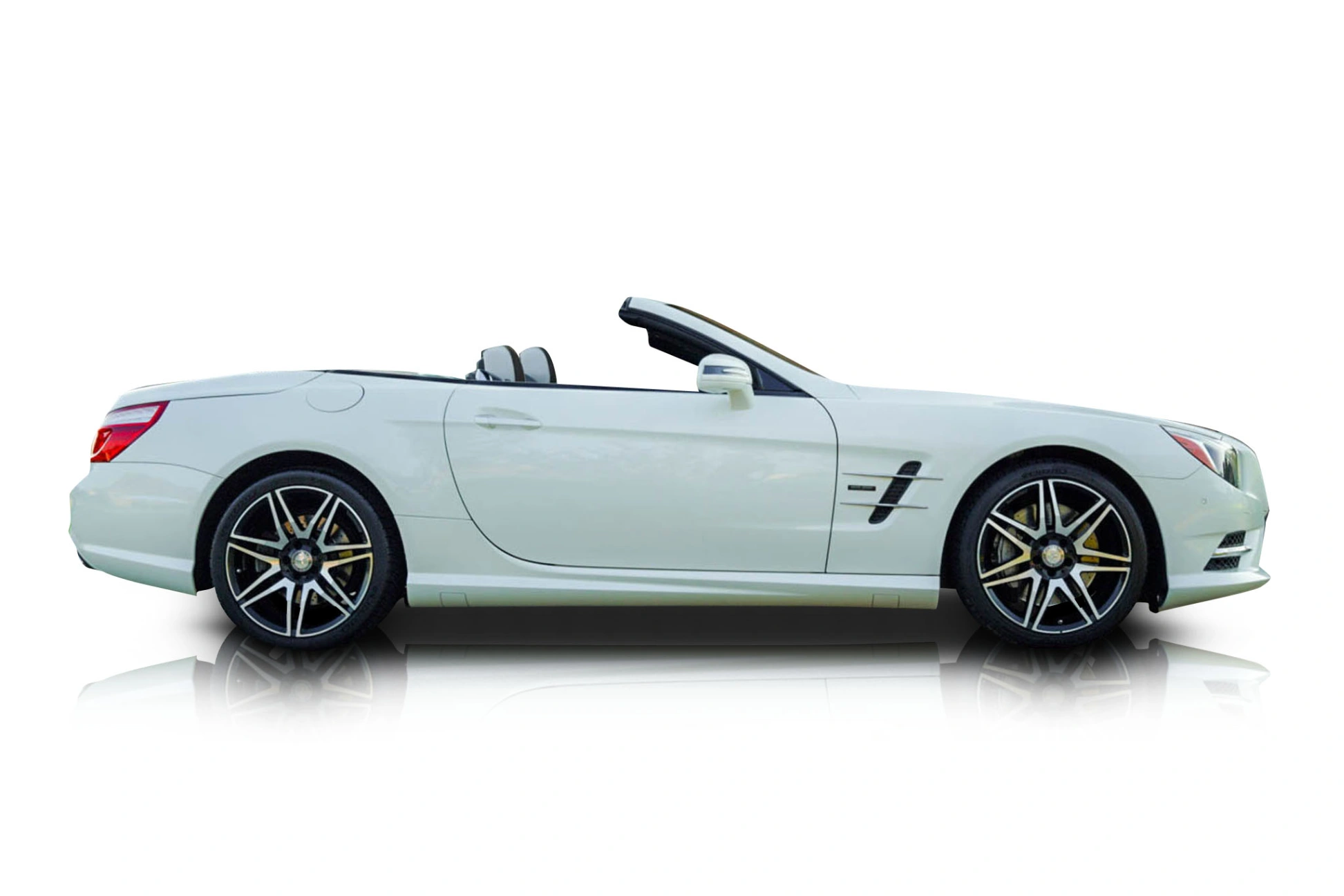 An incredible side shot photo of a car that you should buy.