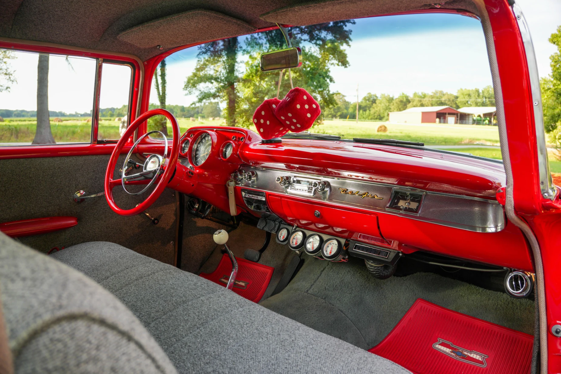 1957 Chevrolet Bel Air - Interior Photo