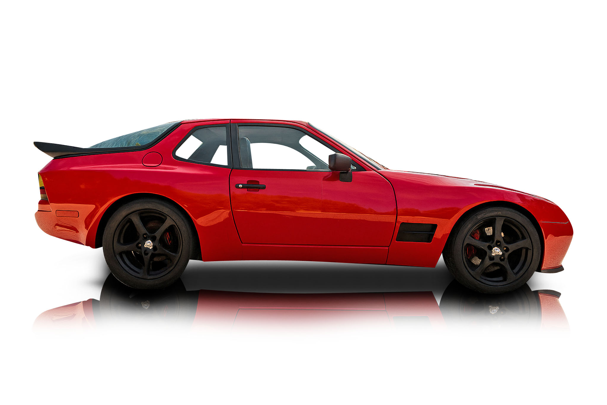 An incredible side shot photo of a Porsche 944 that you should buy.
