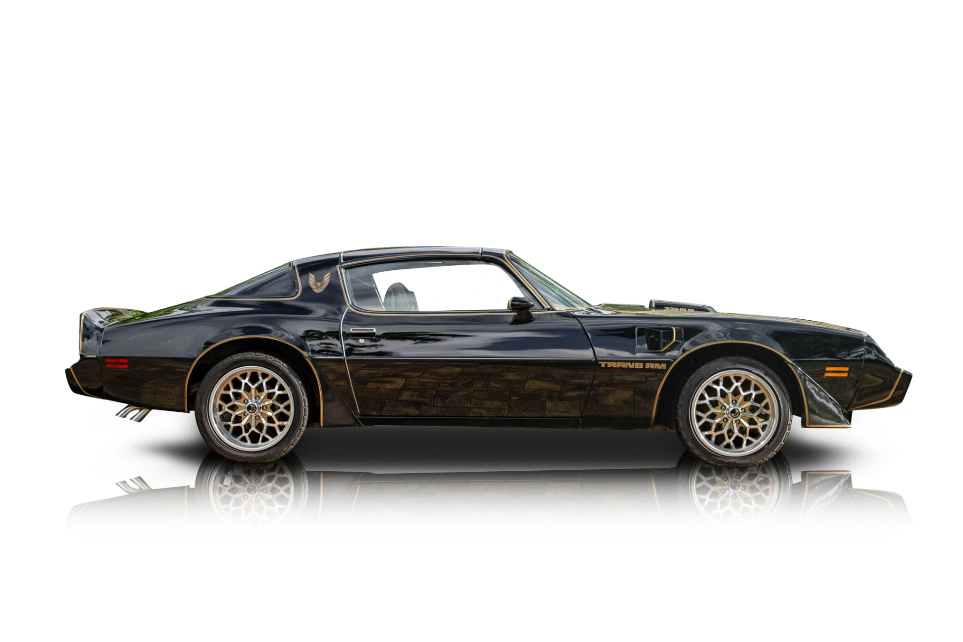 An incredible side shot photo of a Pontiac Firebird that you should buy.