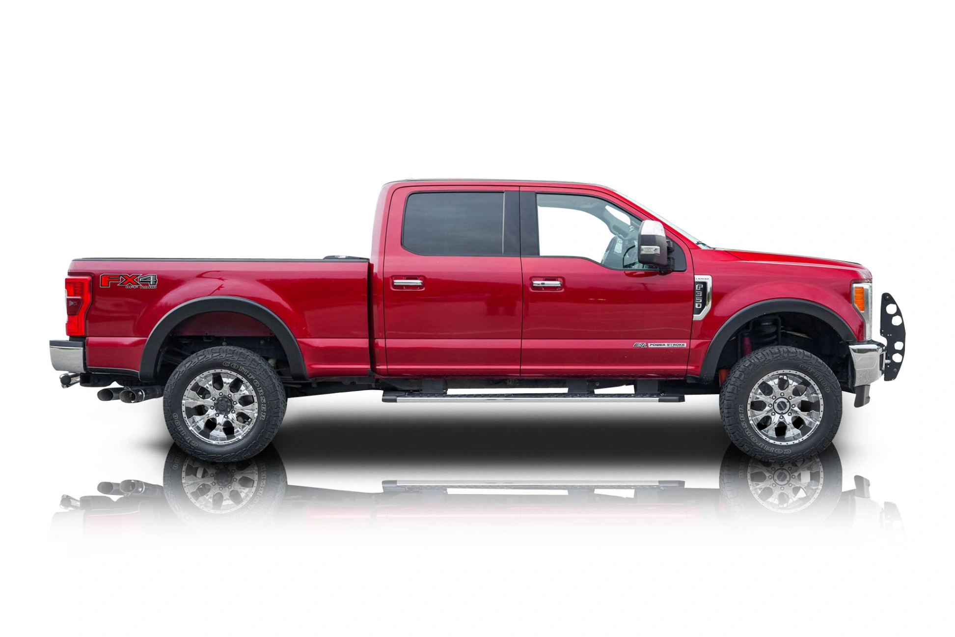 An incredible side shot photo of a Ford F-350 that you should buy.