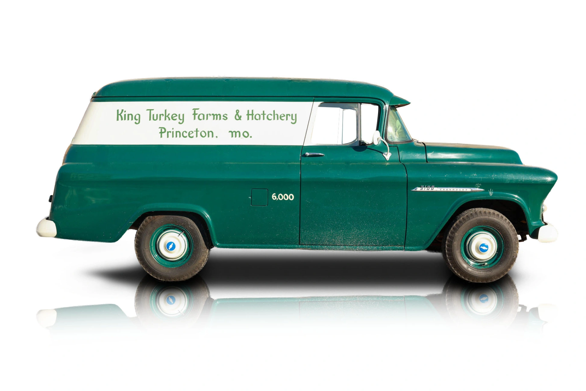 An incredible side shot photo of a Chevrolet 3100 that you should buy.