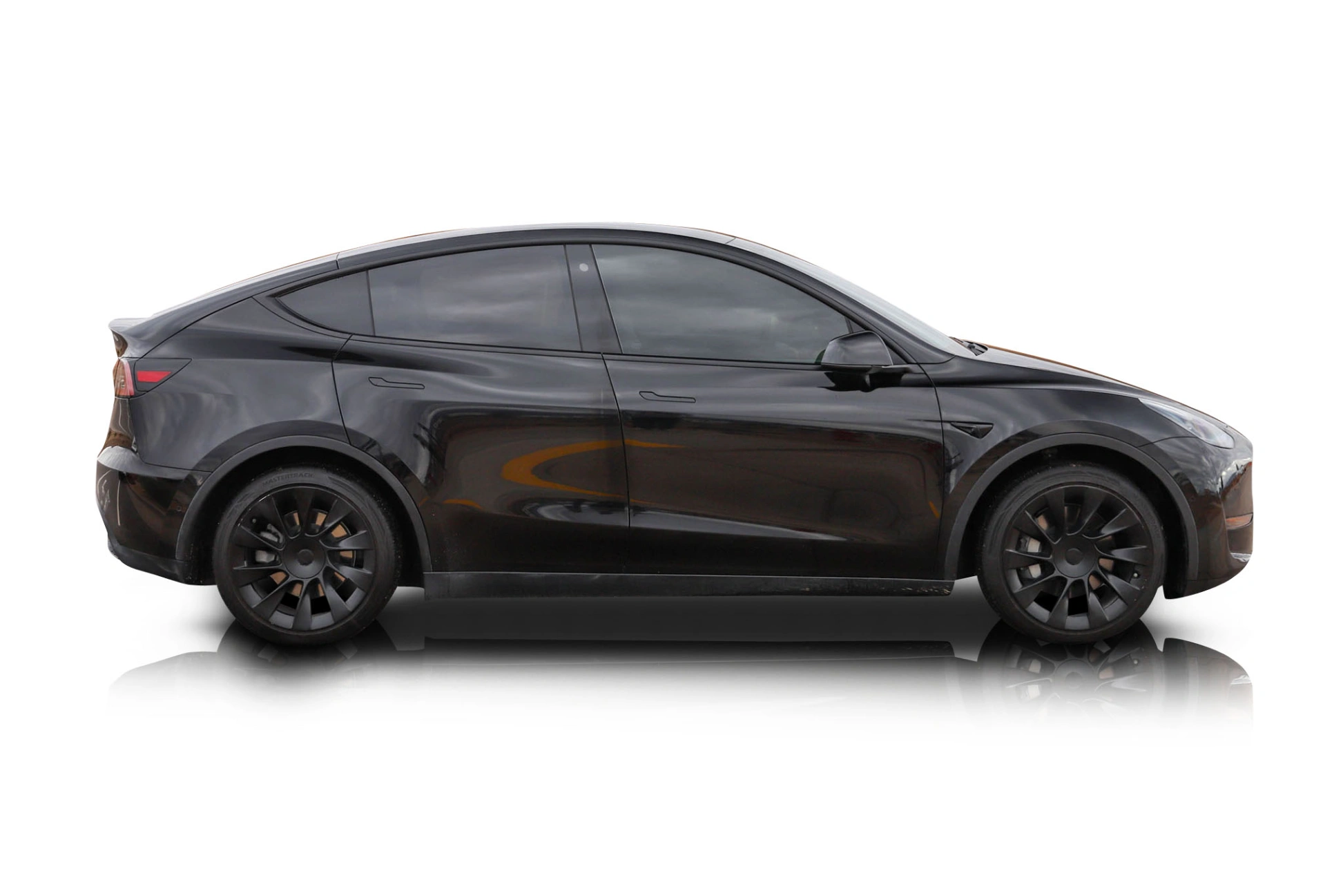 An incredible side shot photo of a Tesla Model Y that you should buy.