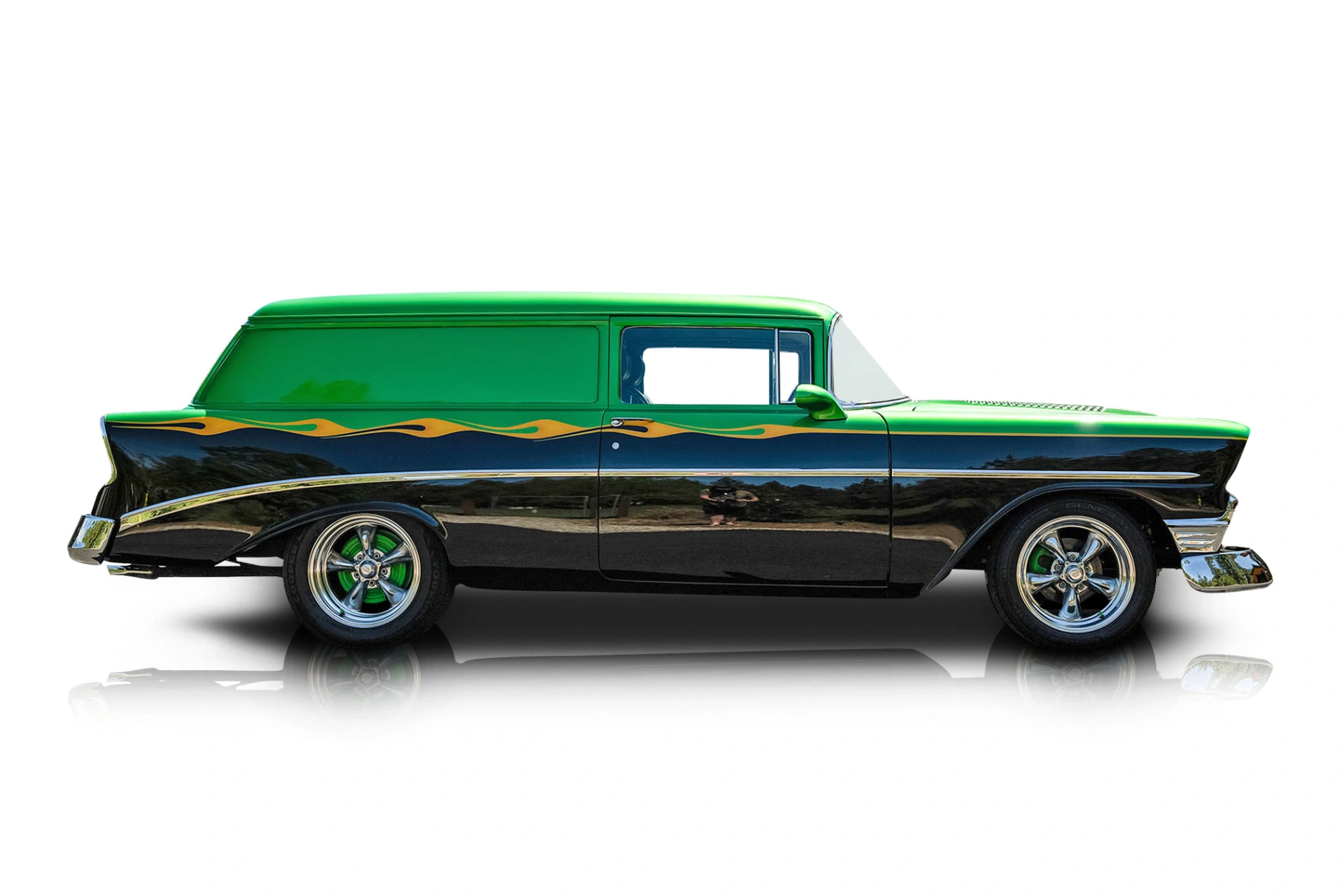 An incredible side shot photo of a Chevrolet Sedan Delivery that you should buy.