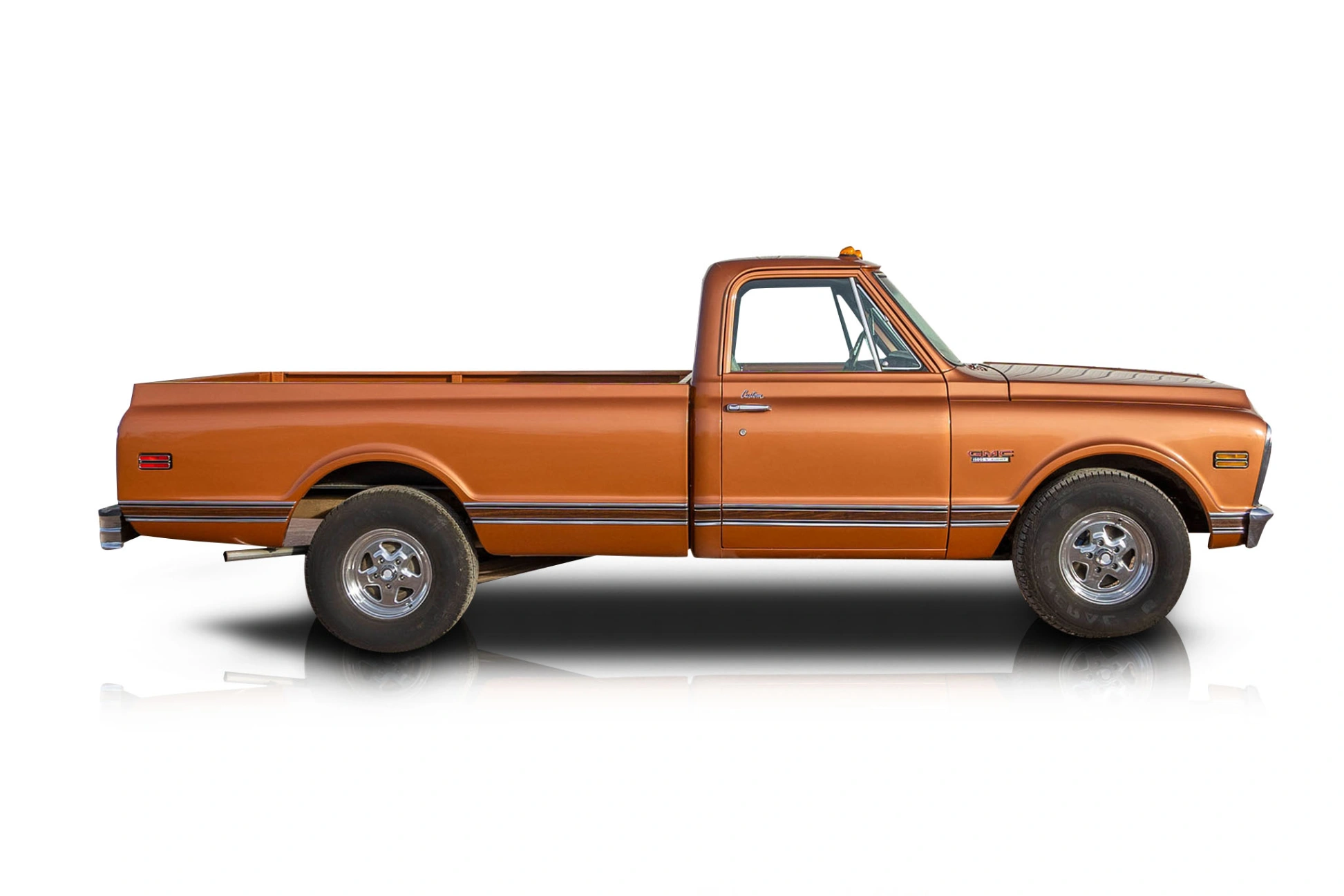 An incredible side shot photo of a GMC C1500 Pickup that you should buy.