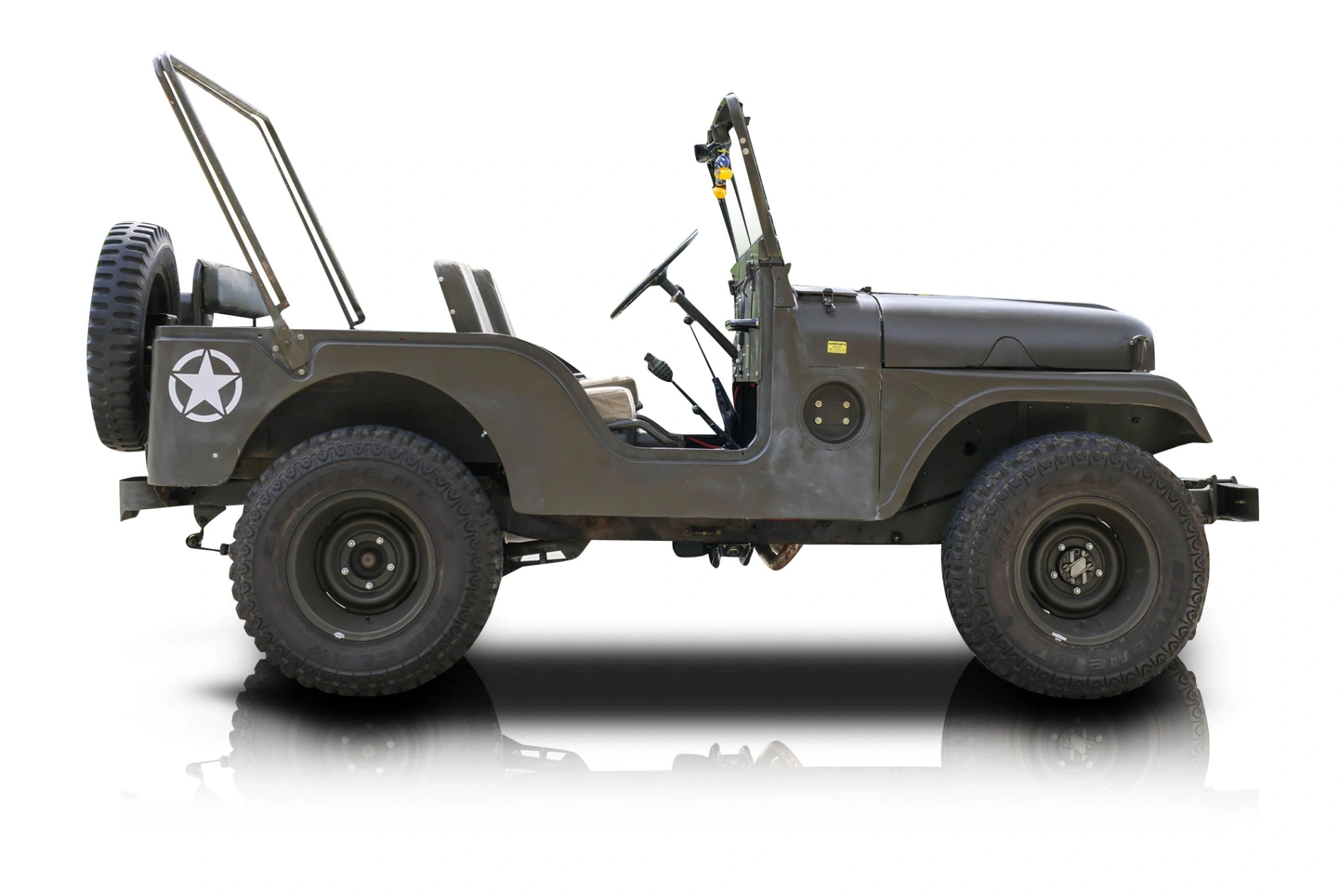 An incredible side shot photo of a Jeep CJ-5 that you should buy.