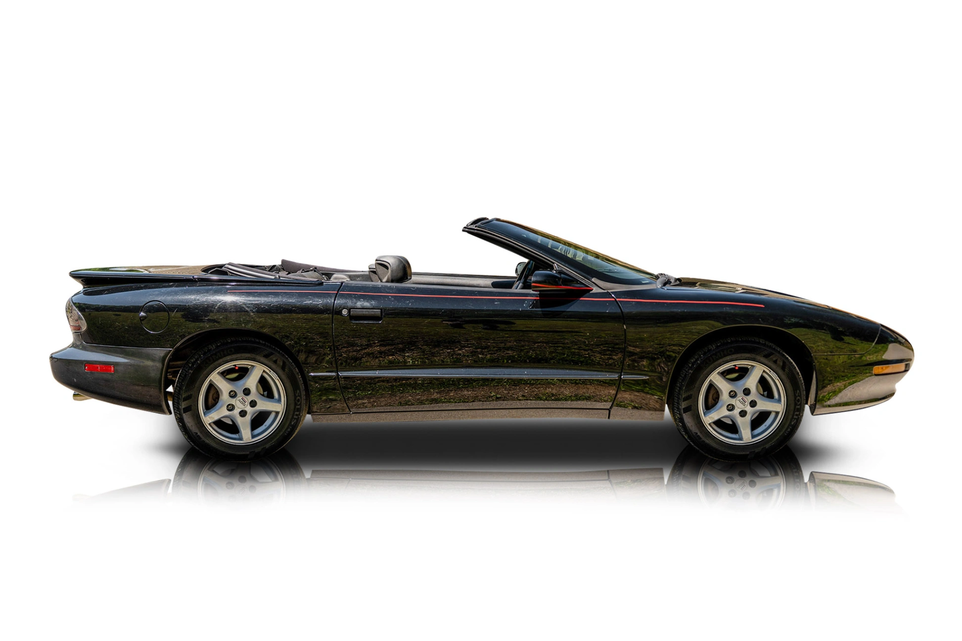 An incredible side shot photo of a Pontiac Firebird that you should buy.