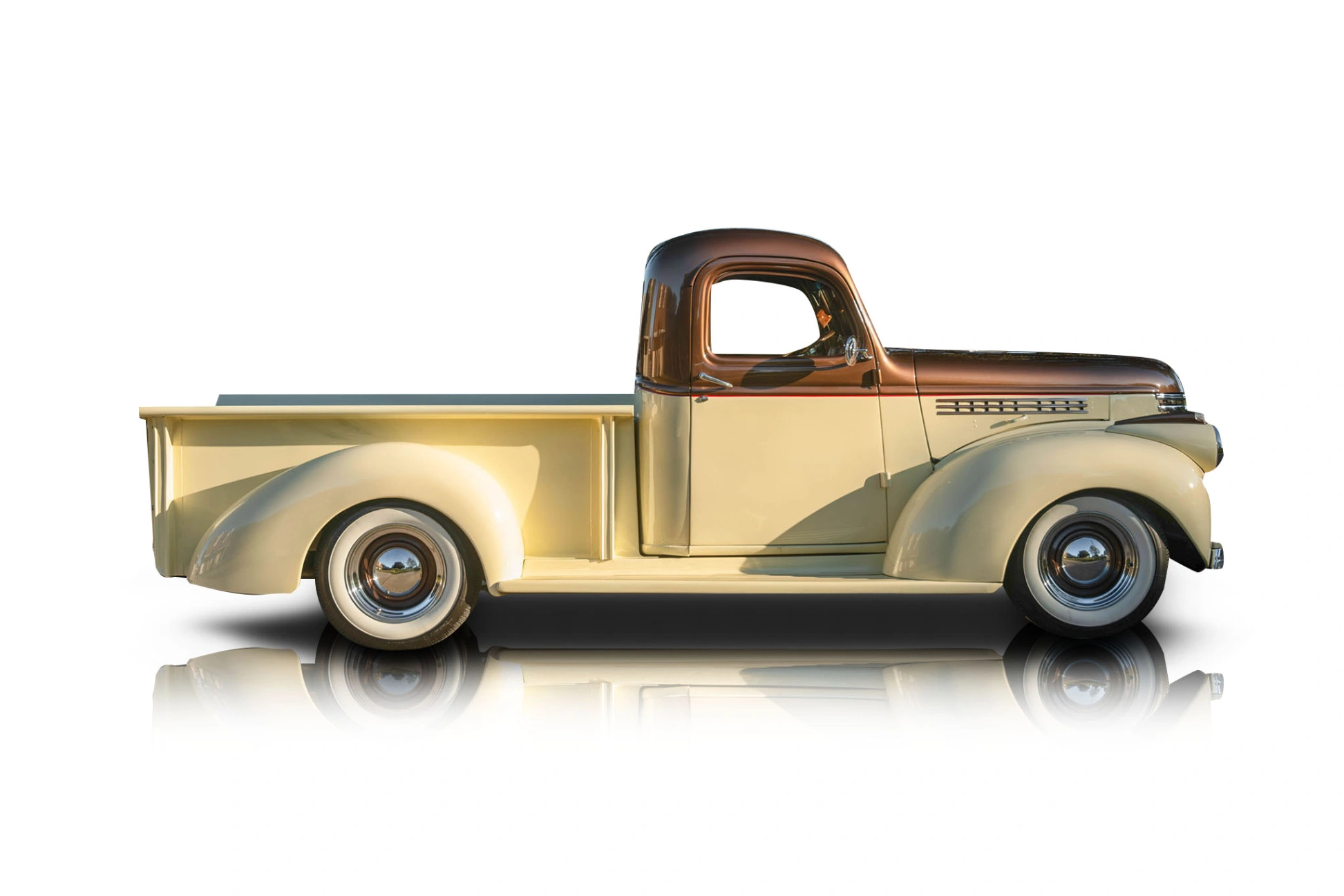 An incredible side shot photo of a Chevrolet 3100 that you should buy.