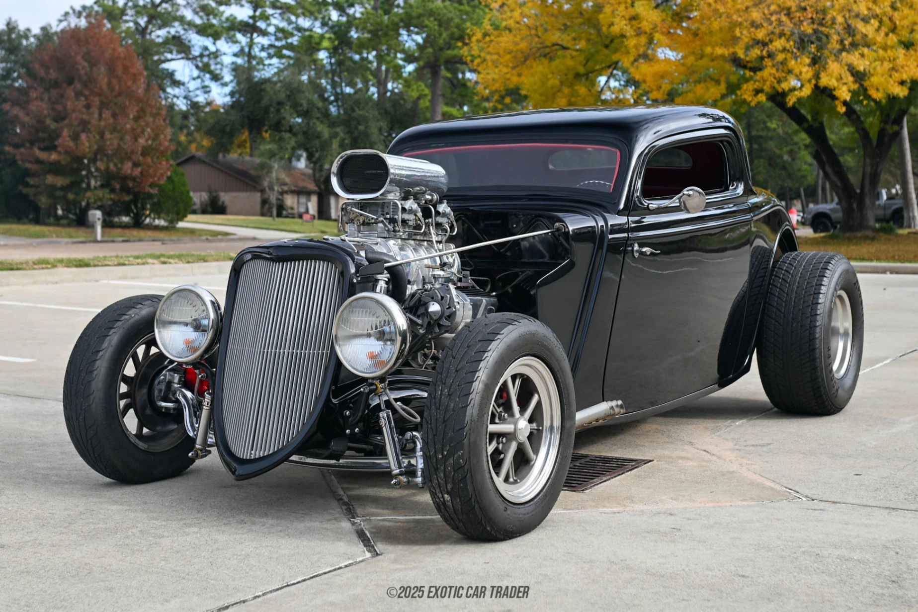 1933 Ford Model 40 3-Window Coupe Hot Rod Supercharged for Sale ...