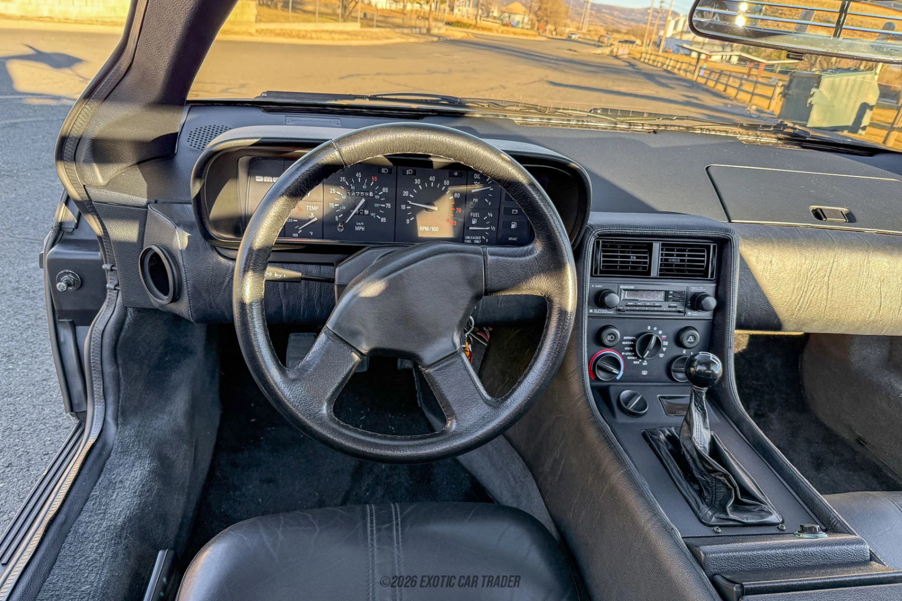 1981 DeLorean DMC 12 - Interior Photo