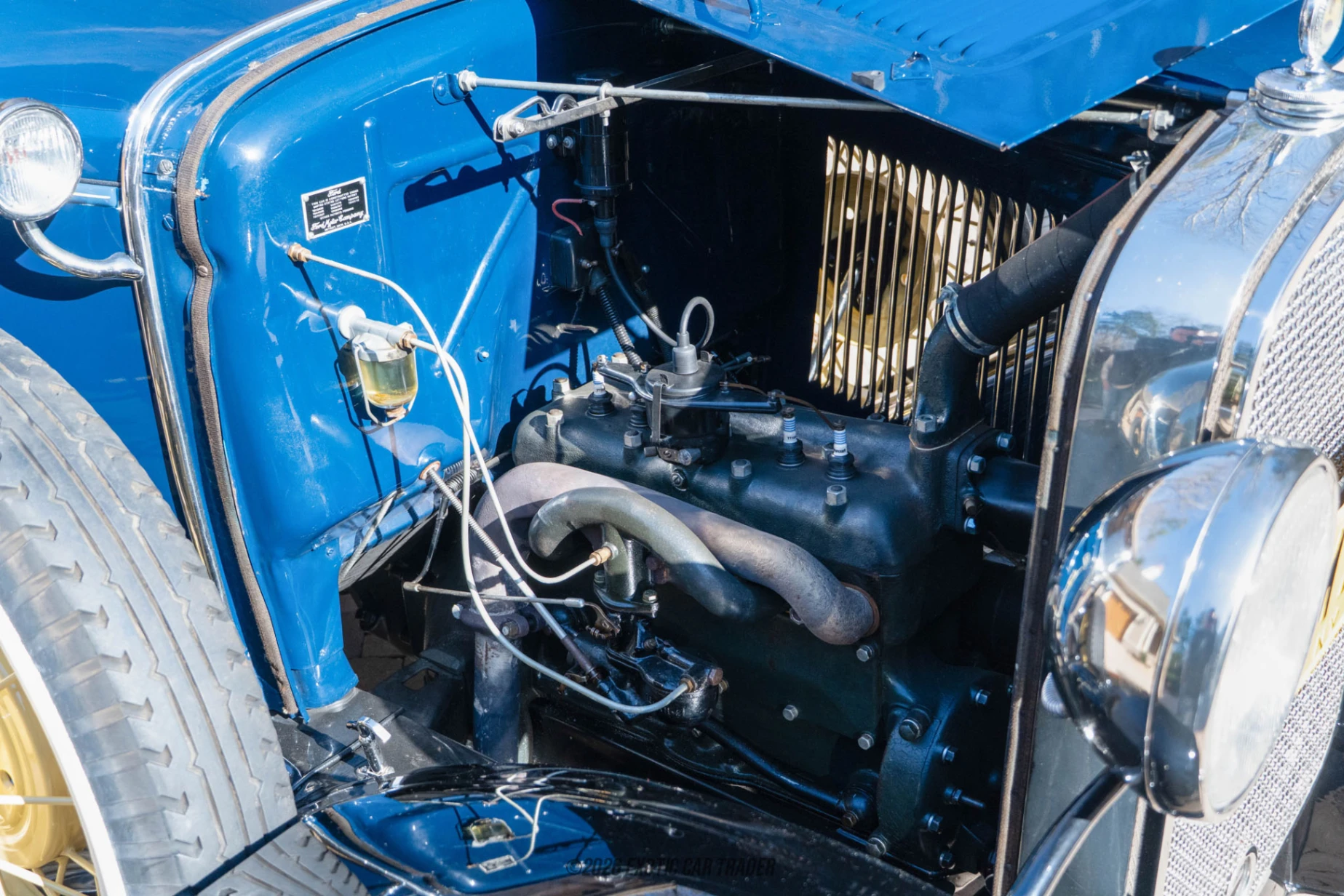 1931 Ford Model A - Engine Photo