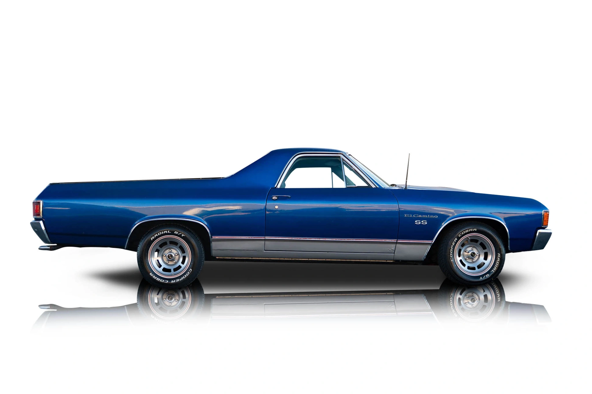 An incredible side shot photo of a Chevrolet El Camino that you should buy.