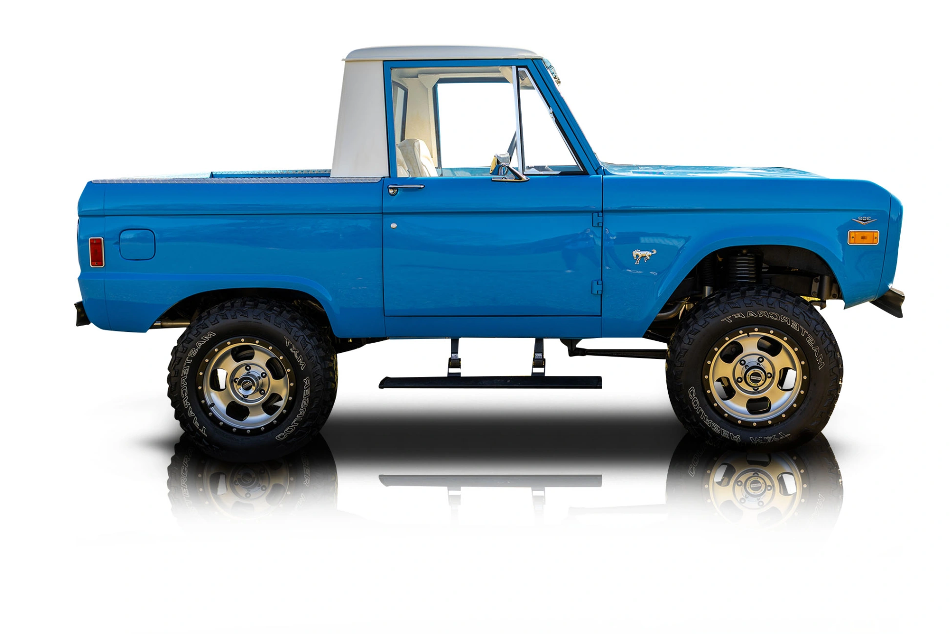 An incredible side shot photo of a Ford Bronco that you should buy.
