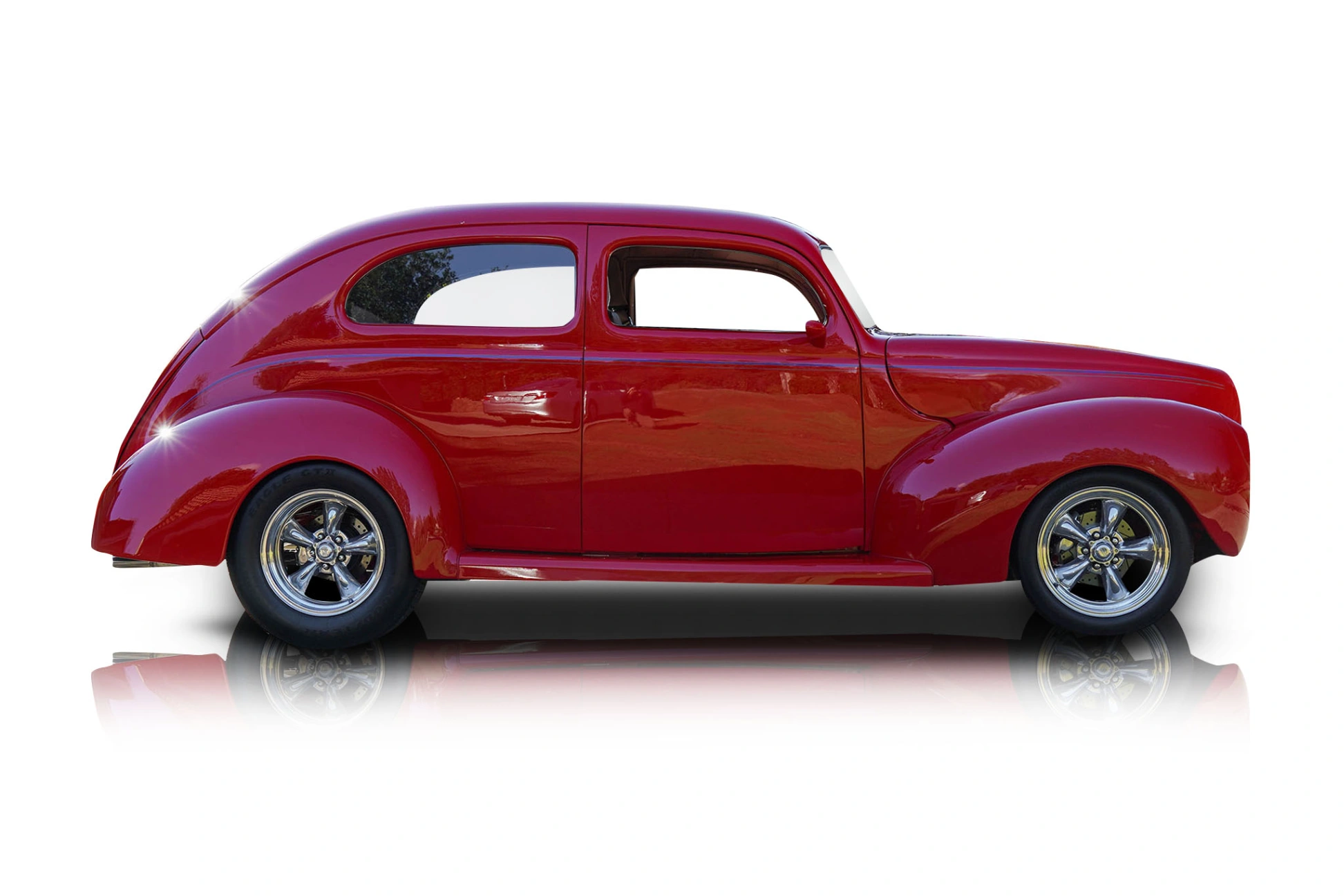 An incredible side shot photo of a car that you should buy.