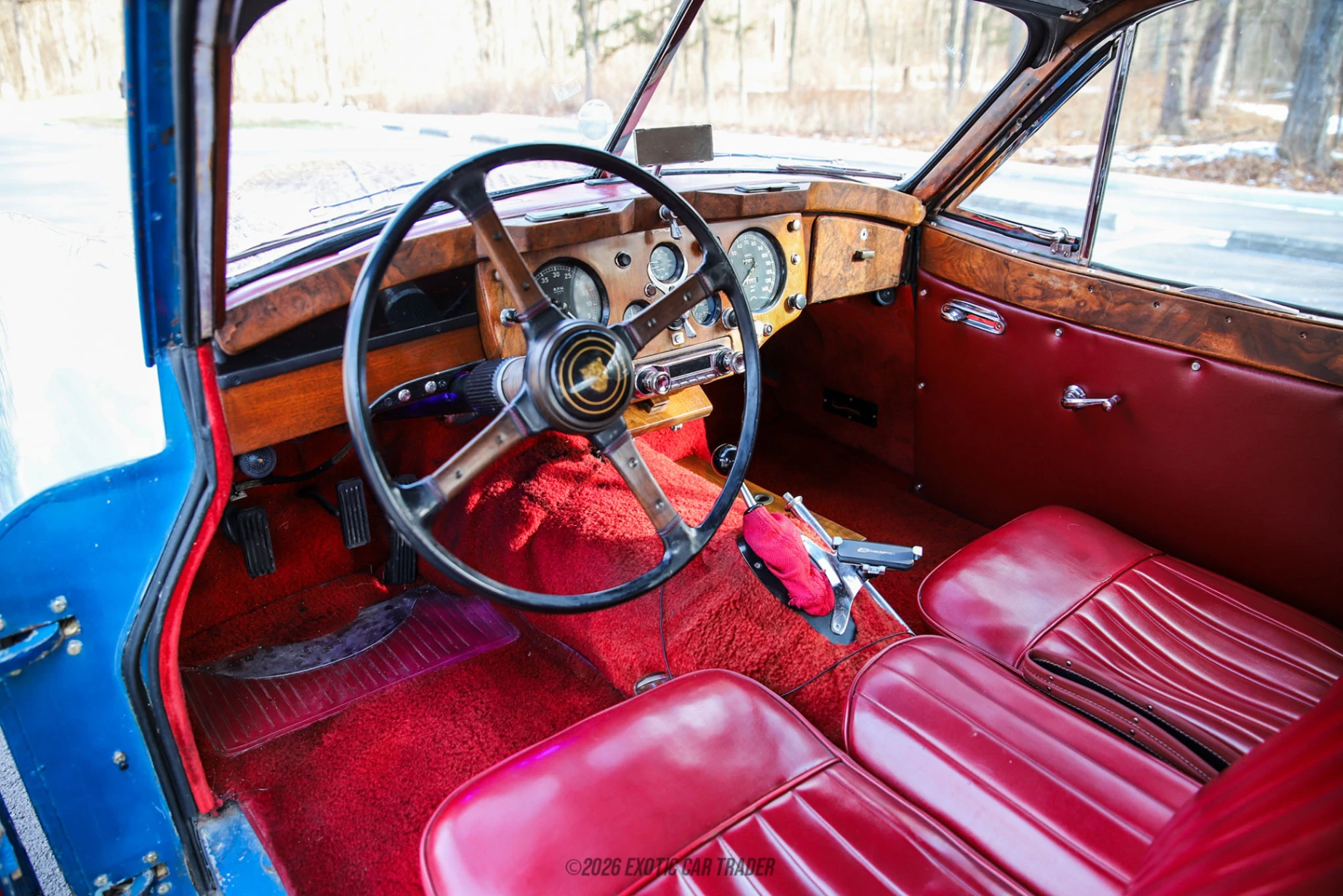 1956 Jaguar XK - Interior Photo