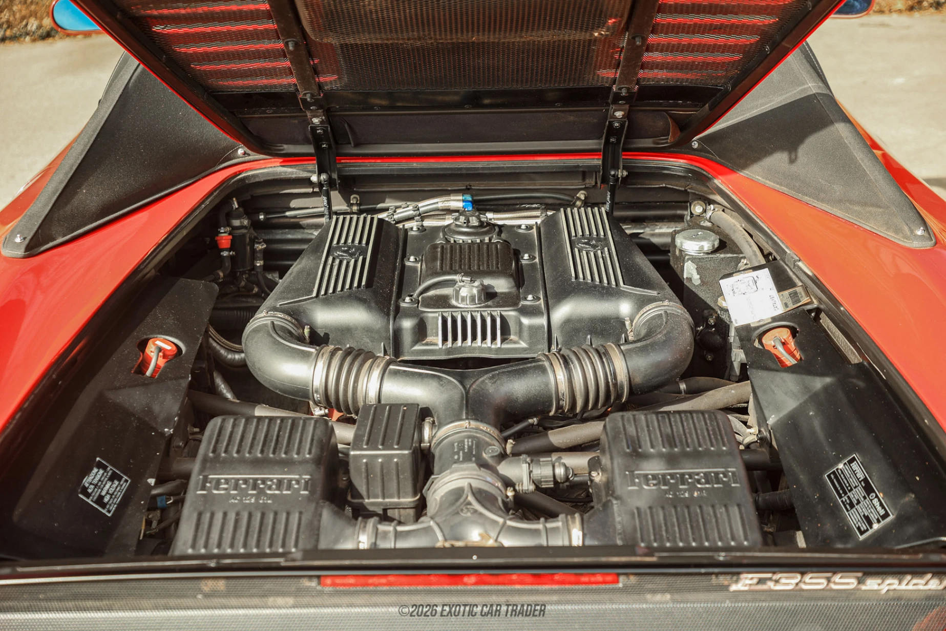 1997 Ferrari F355 Spider - Engine Photo