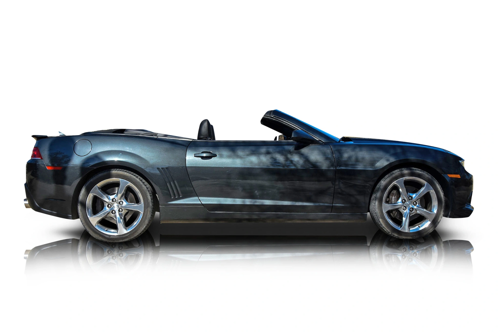 An incredible side shot photo of a car that you should buy.