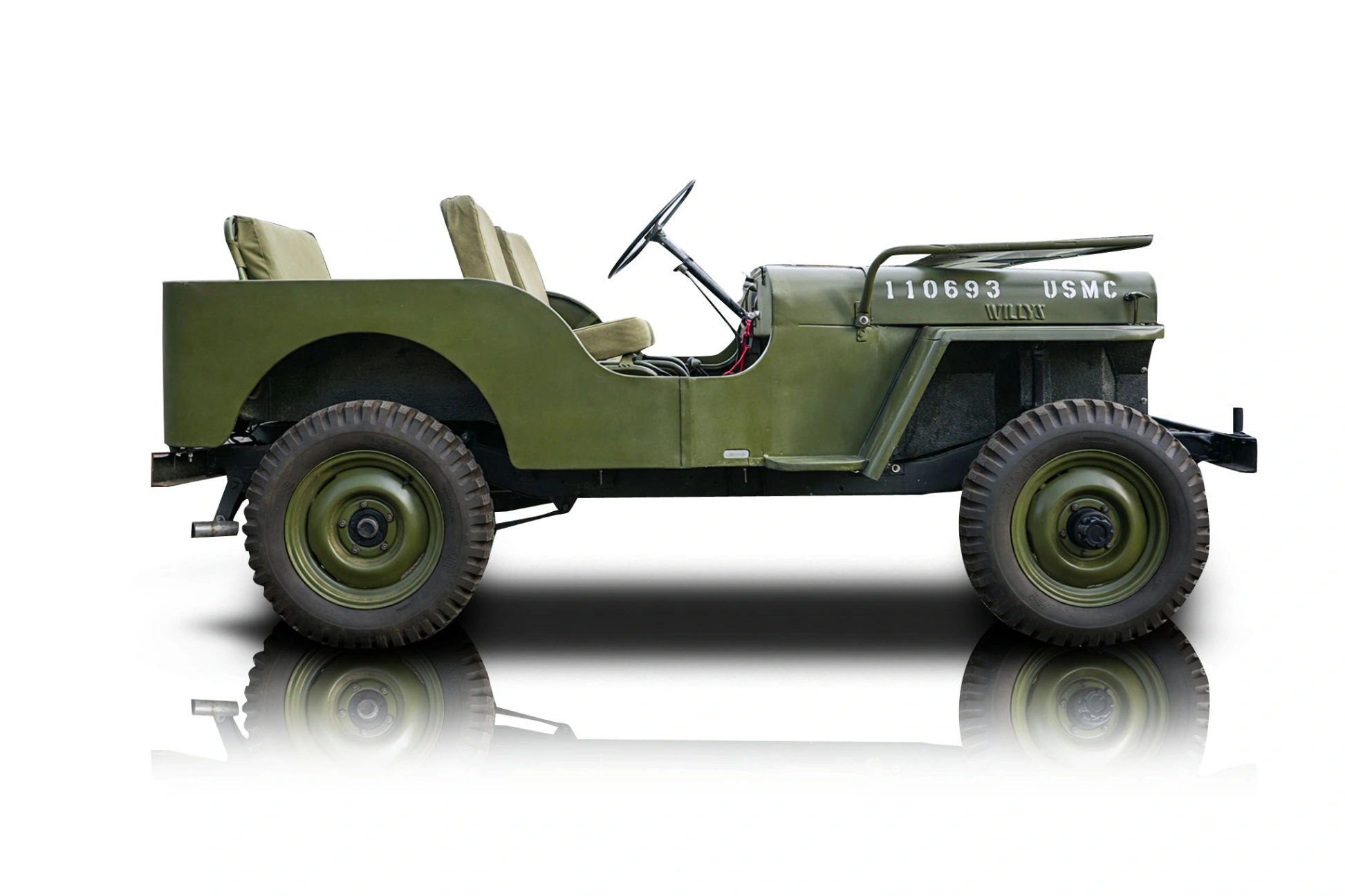 1947 Willys CJ2A - Passenger side