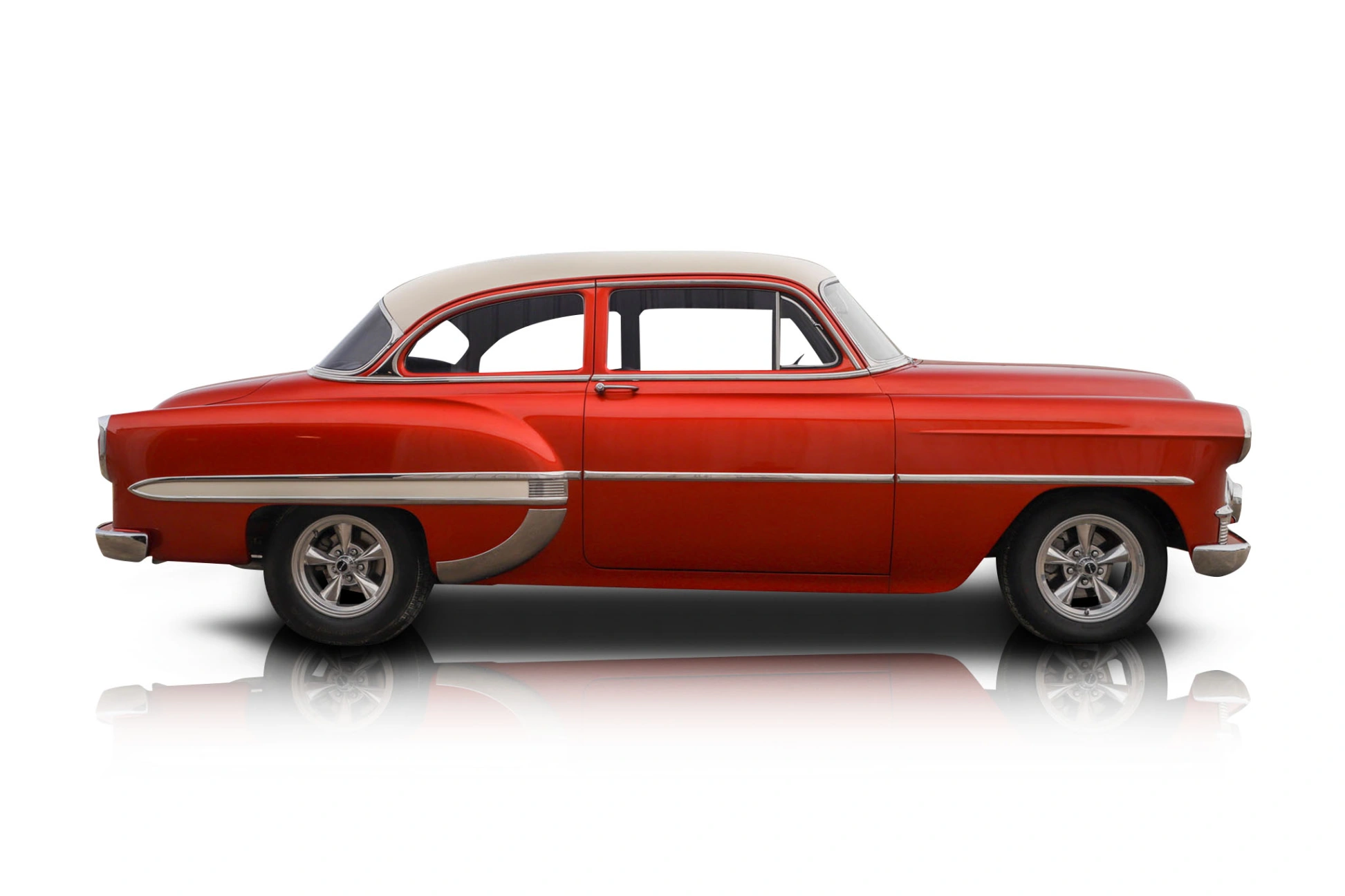 An incredible side shot photo of a Chevrolet Bel Air that you should buy.