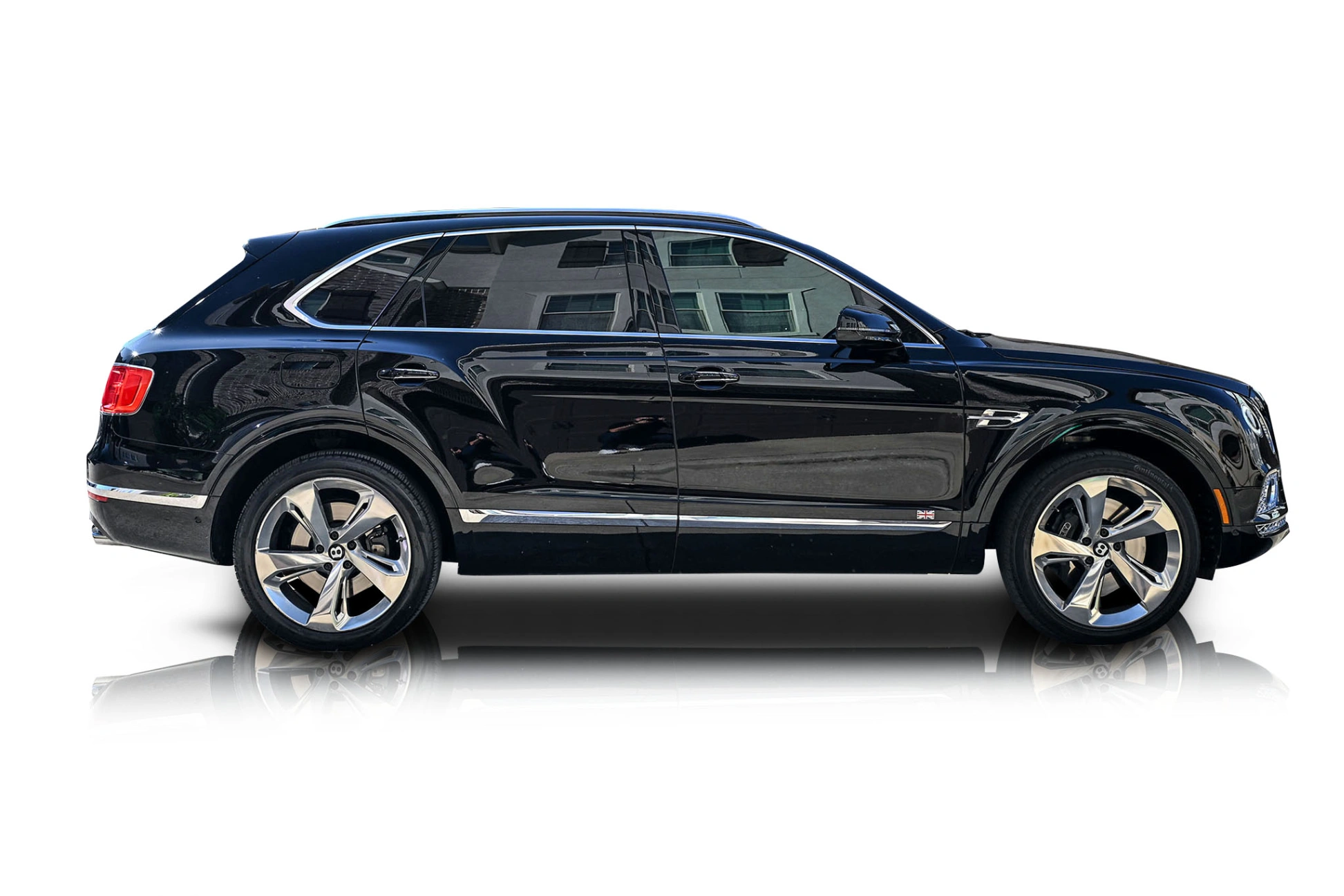 An incredible side shot photo of a car that you should buy.