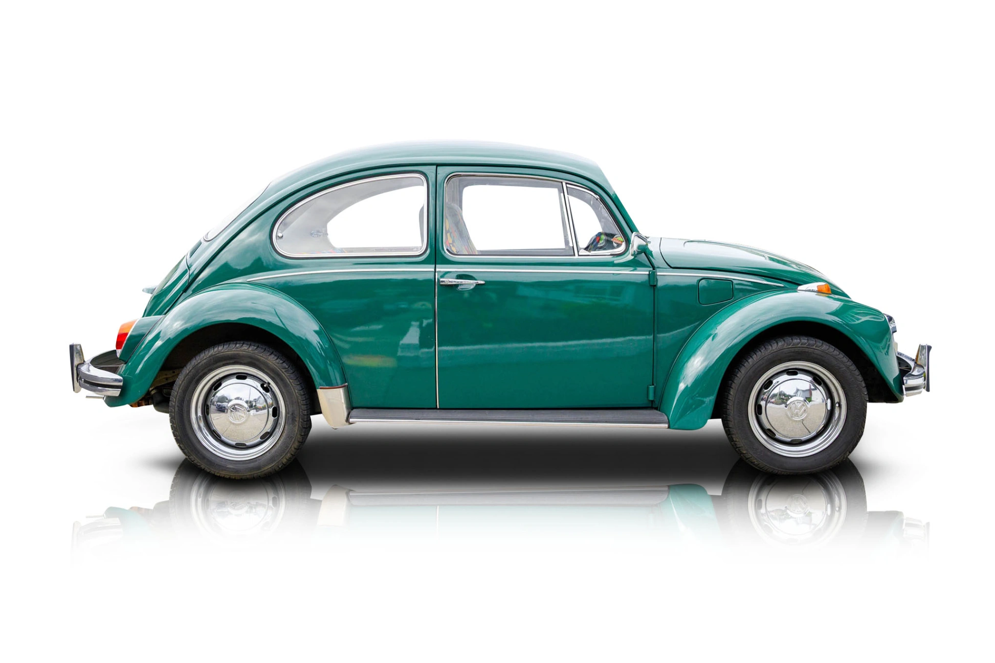 An incredible side shot photo of a Volkswagen Beetle that you should buy.
